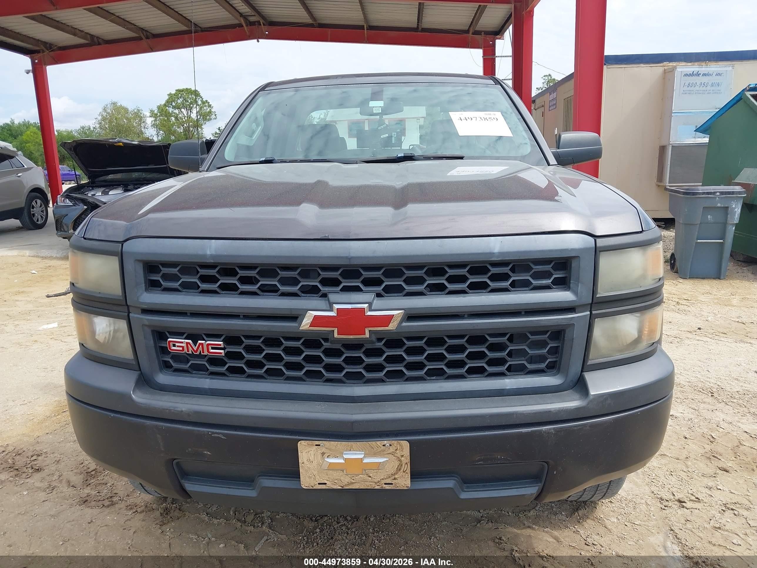 2014 Chevrolet Silverado 1500 Work Truck 1wt Серый vin: 1GCRCPEH7EZ357989