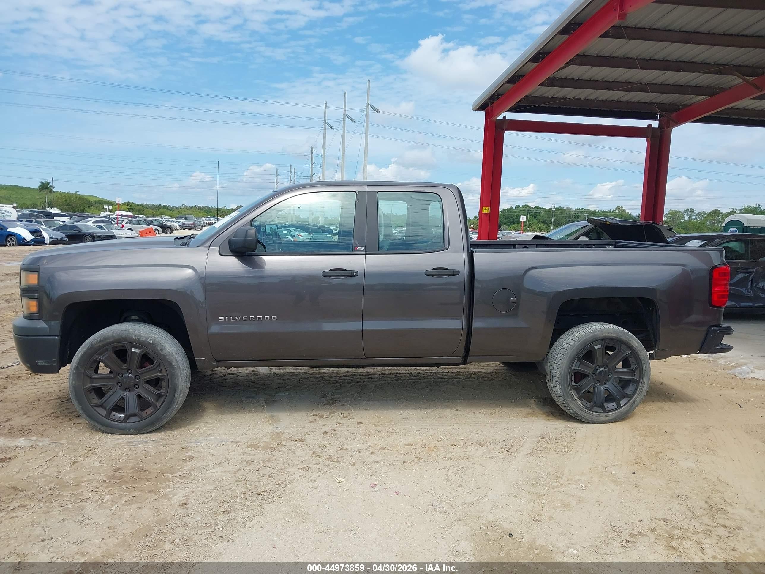 2014 Chevrolet Silverado 1500 Work Truck 1wt Серый vin: 1GCRCPEH7EZ357989
