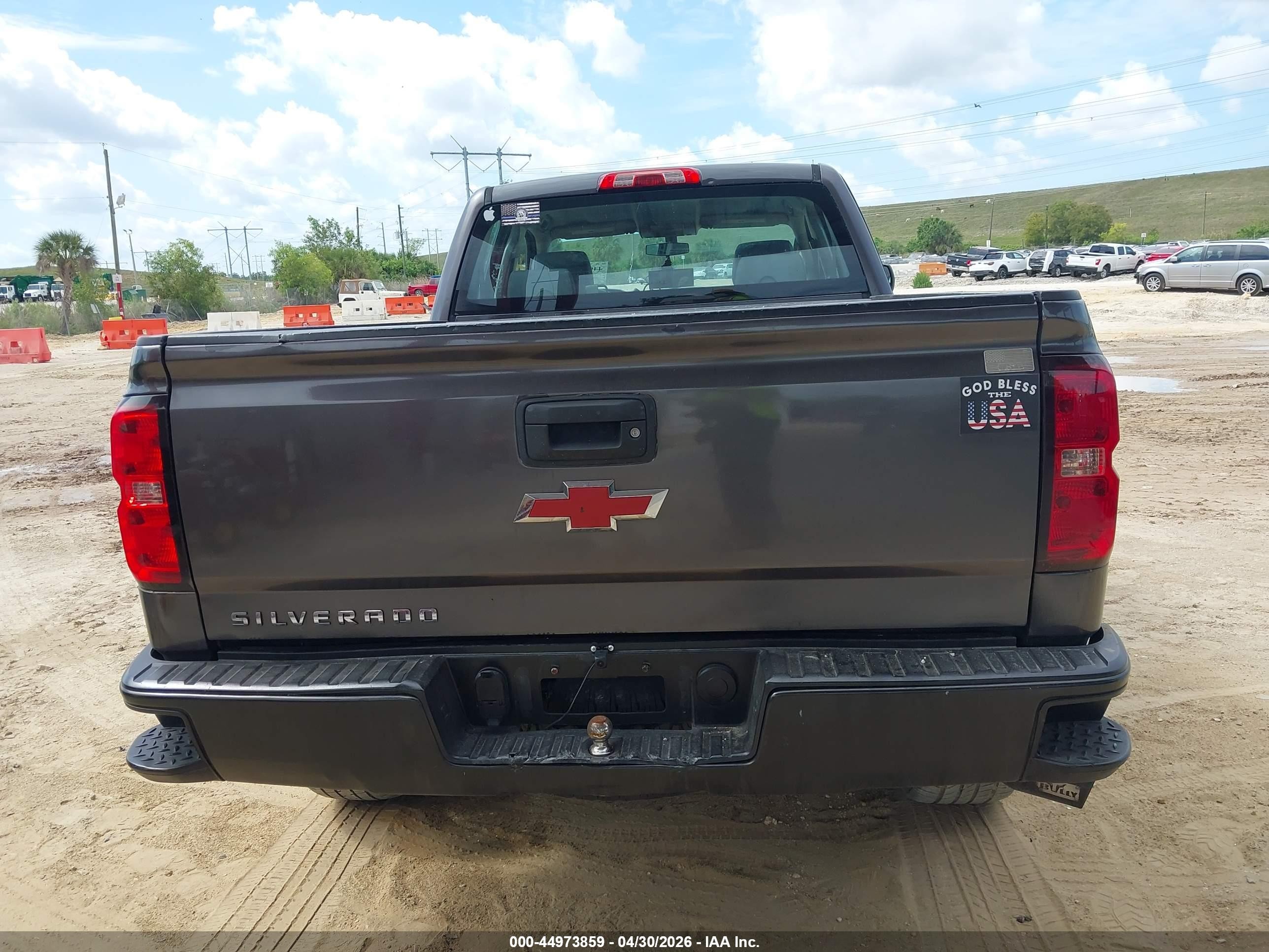2014 Chevrolet Silverado 1500 Work Truck 1wt Серый vin: 1GCRCPEH7EZ357989