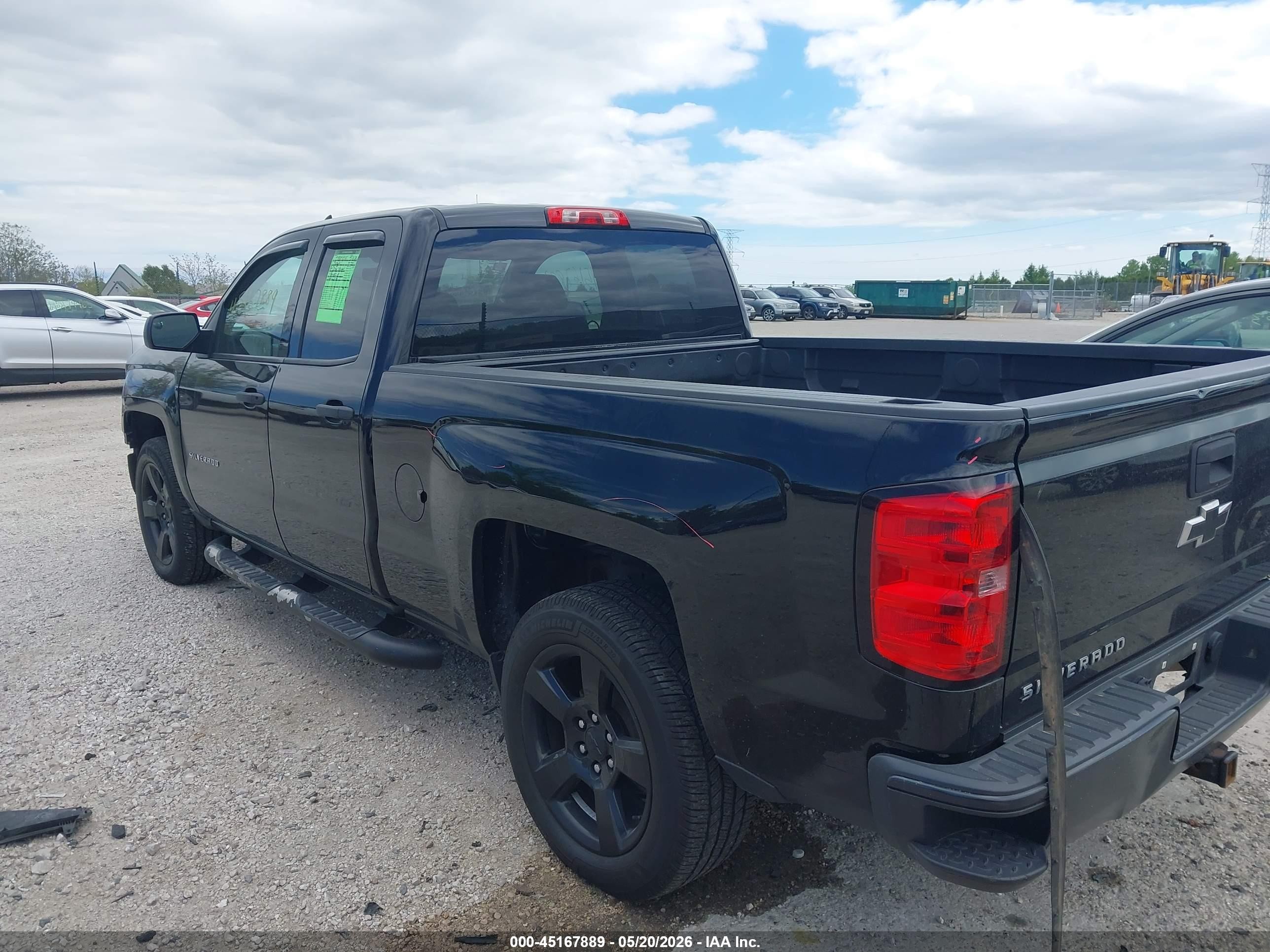 2015 Chevrolet Silverado 1500 Wt Black vin: 1GCRCPEH7FZ322418