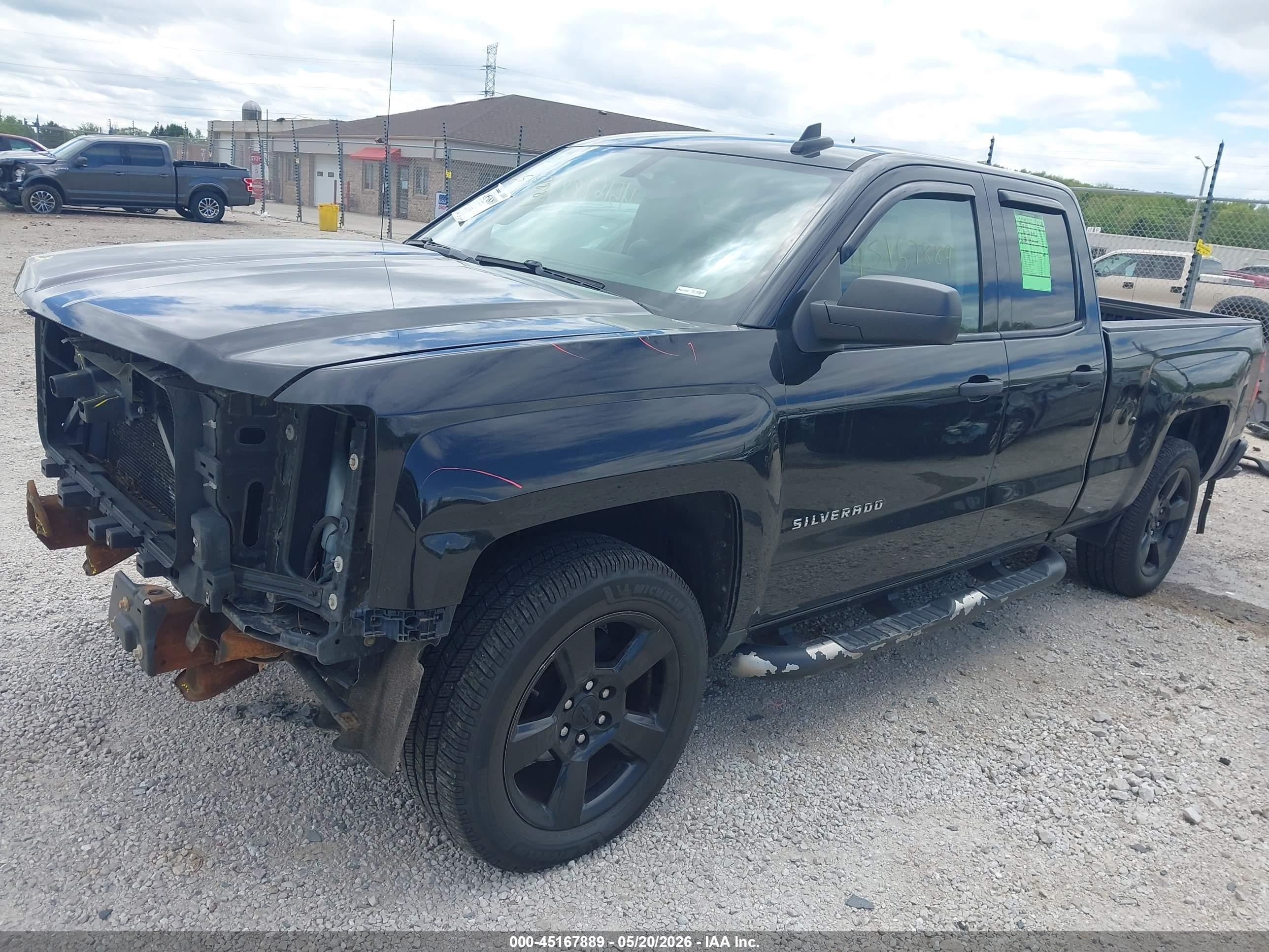 2015 Chevrolet Silverado 1500 Wt Black vin: 1GCRCPEH7FZ322418