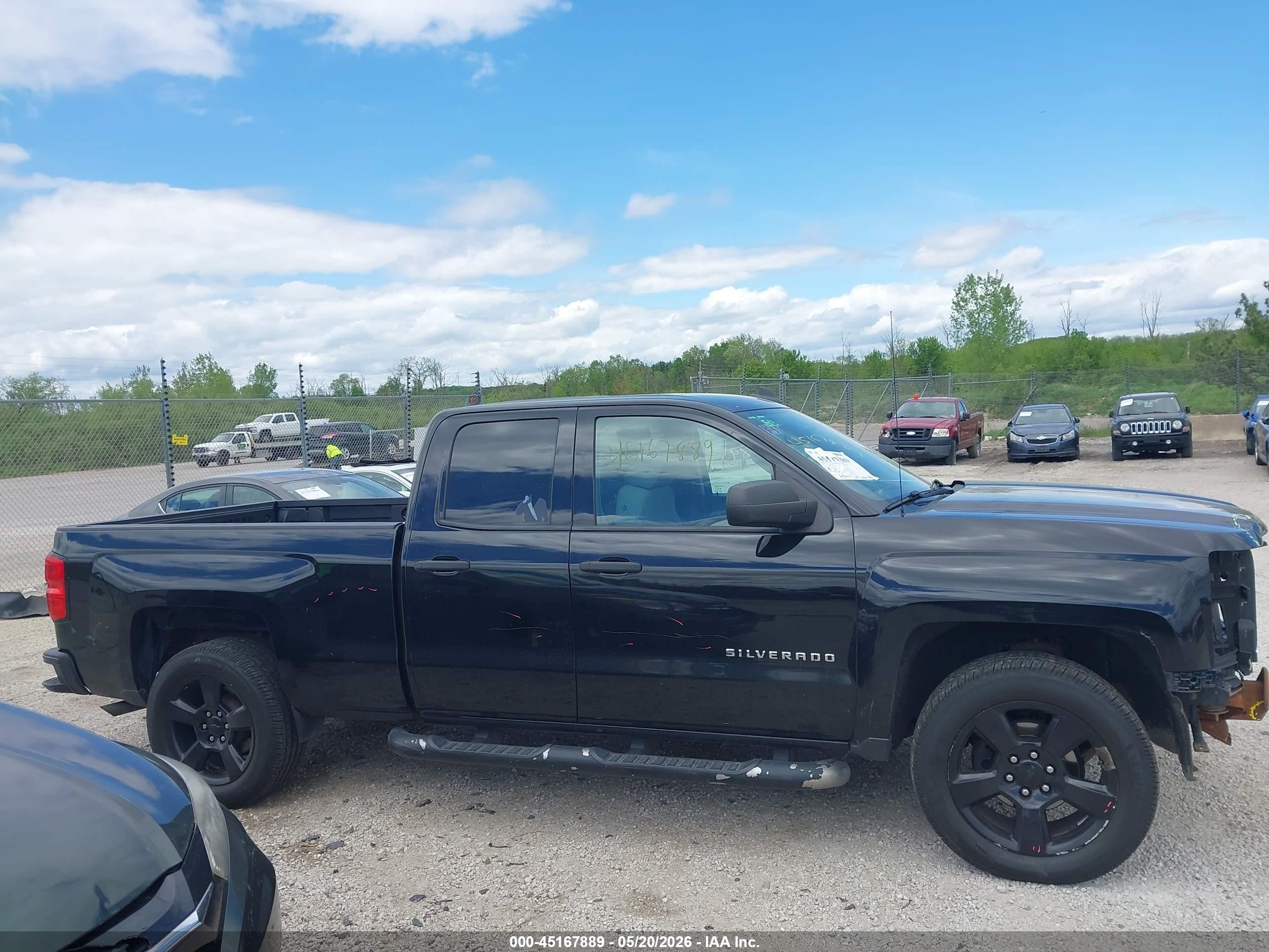 2015 Chevrolet Silverado 1500 Wt Black vin: 1GCRCPEH7FZ322418
