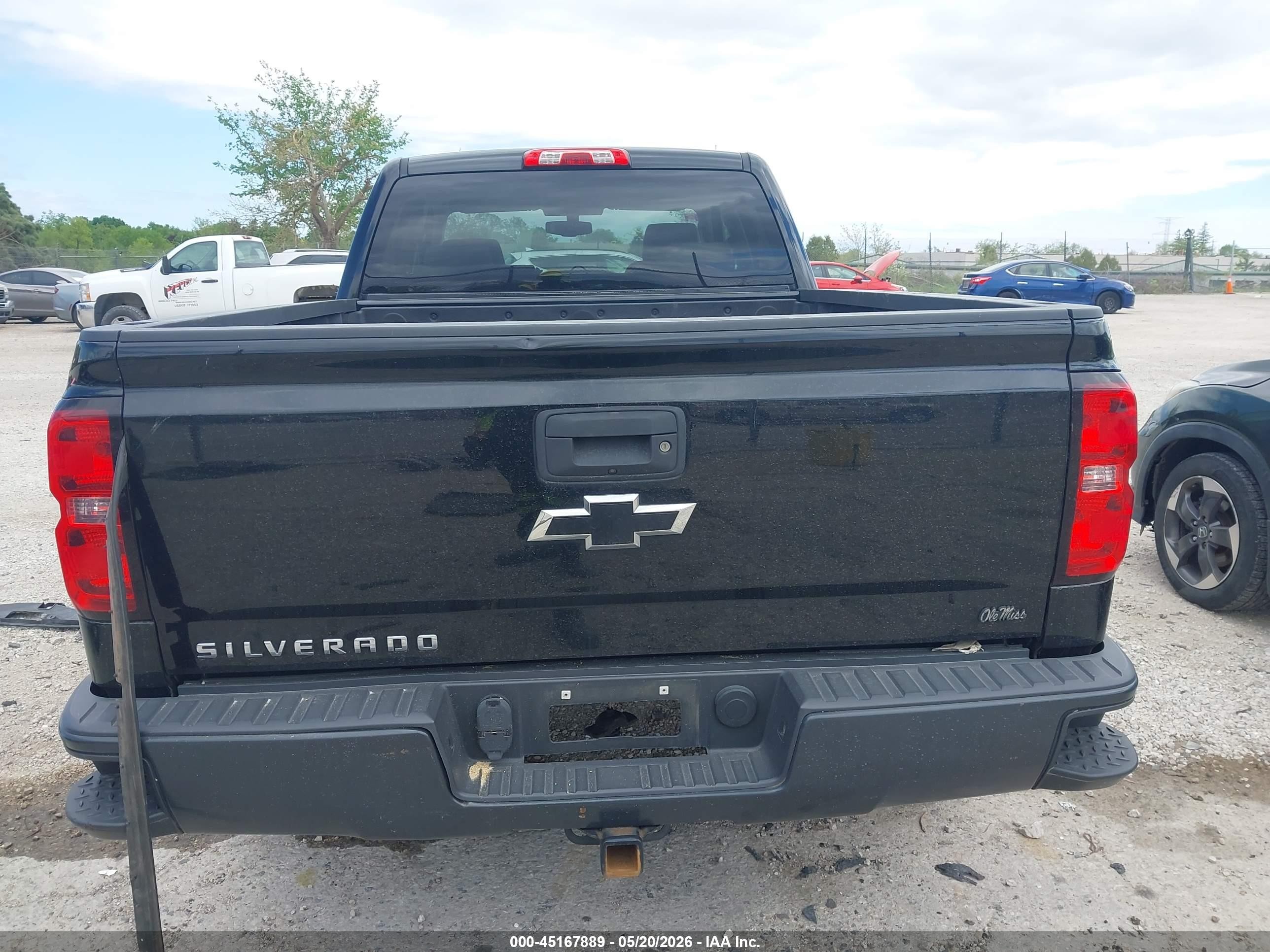 2015 Chevrolet Silverado 1500 Wt Black vin: 1GCRCPEH7FZ322418