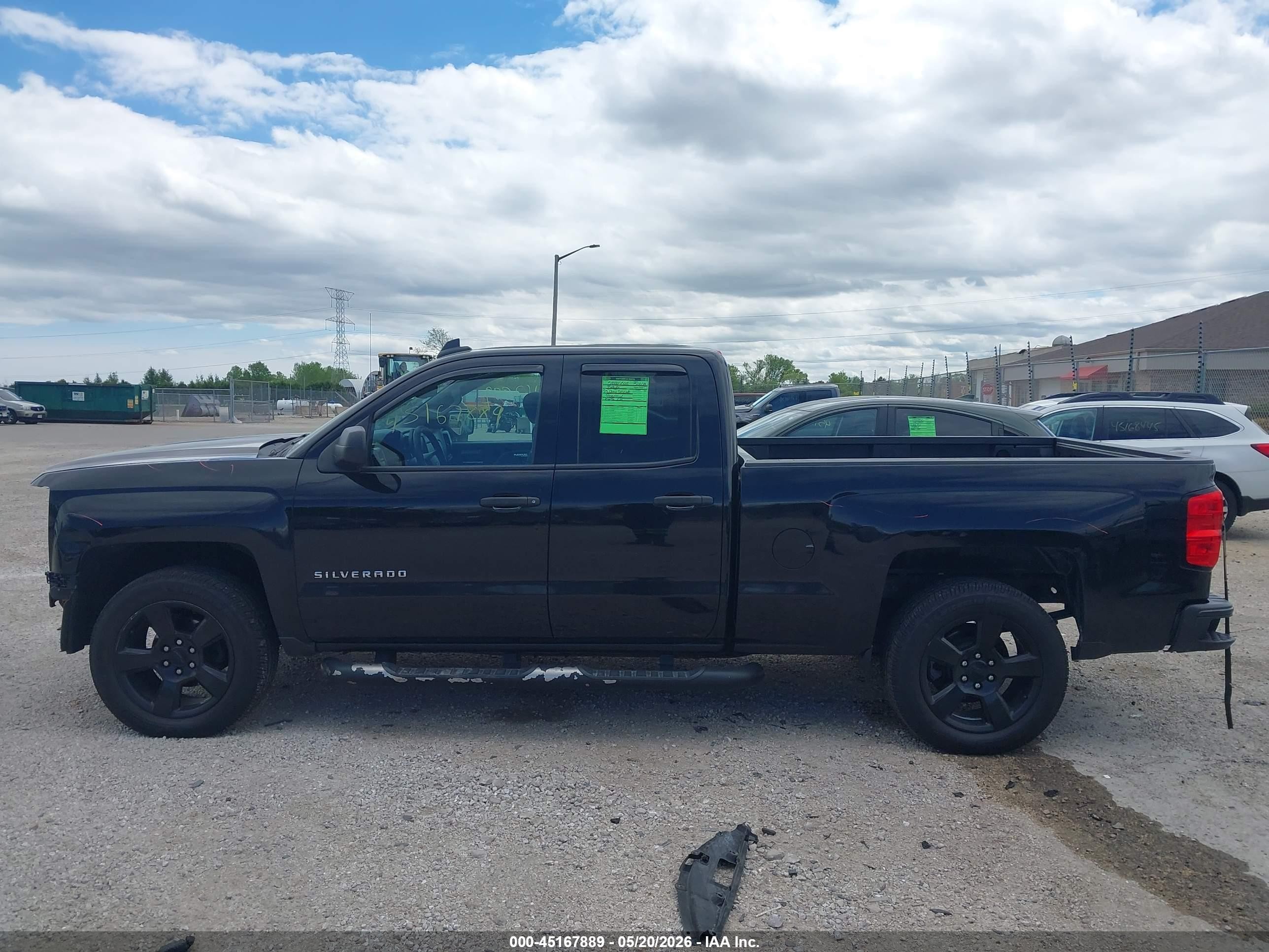 2015 Chevrolet Silverado 1500 Wt Black vin: 1GCRCPEH7FZ322418