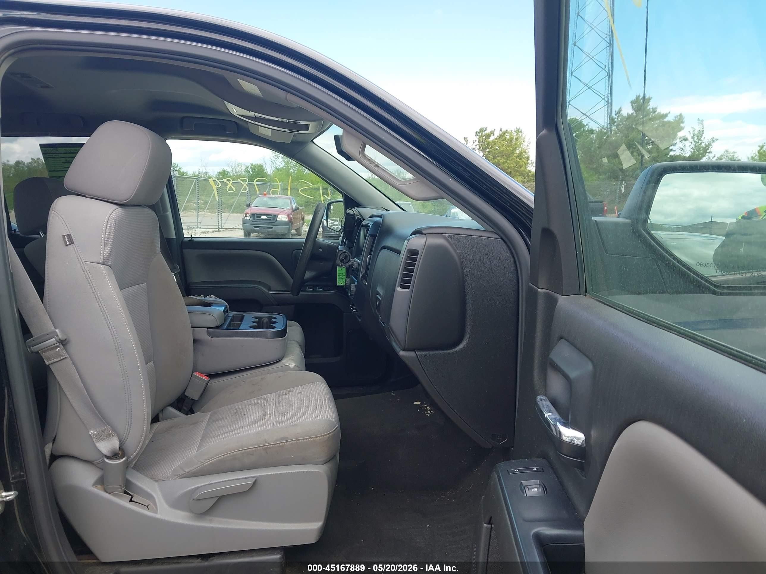 2015 Chevrolet Silverado 1500 Wt Black vin: 1GCRCPEH7FZ322418