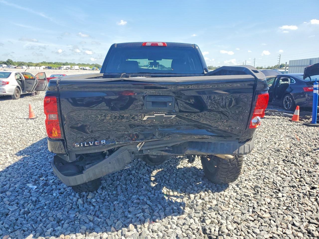 2015 Chevrolet Silverado C1500 Black vin: 1GCRCPEH7FZ417688