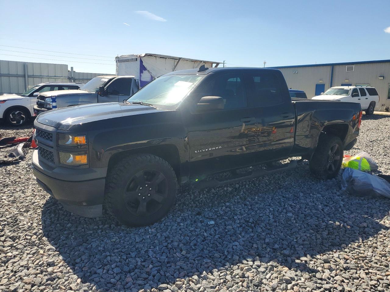 2015 Chevrolet Silverado C1500 Black vin: 1GCRCPEH7FZ417688