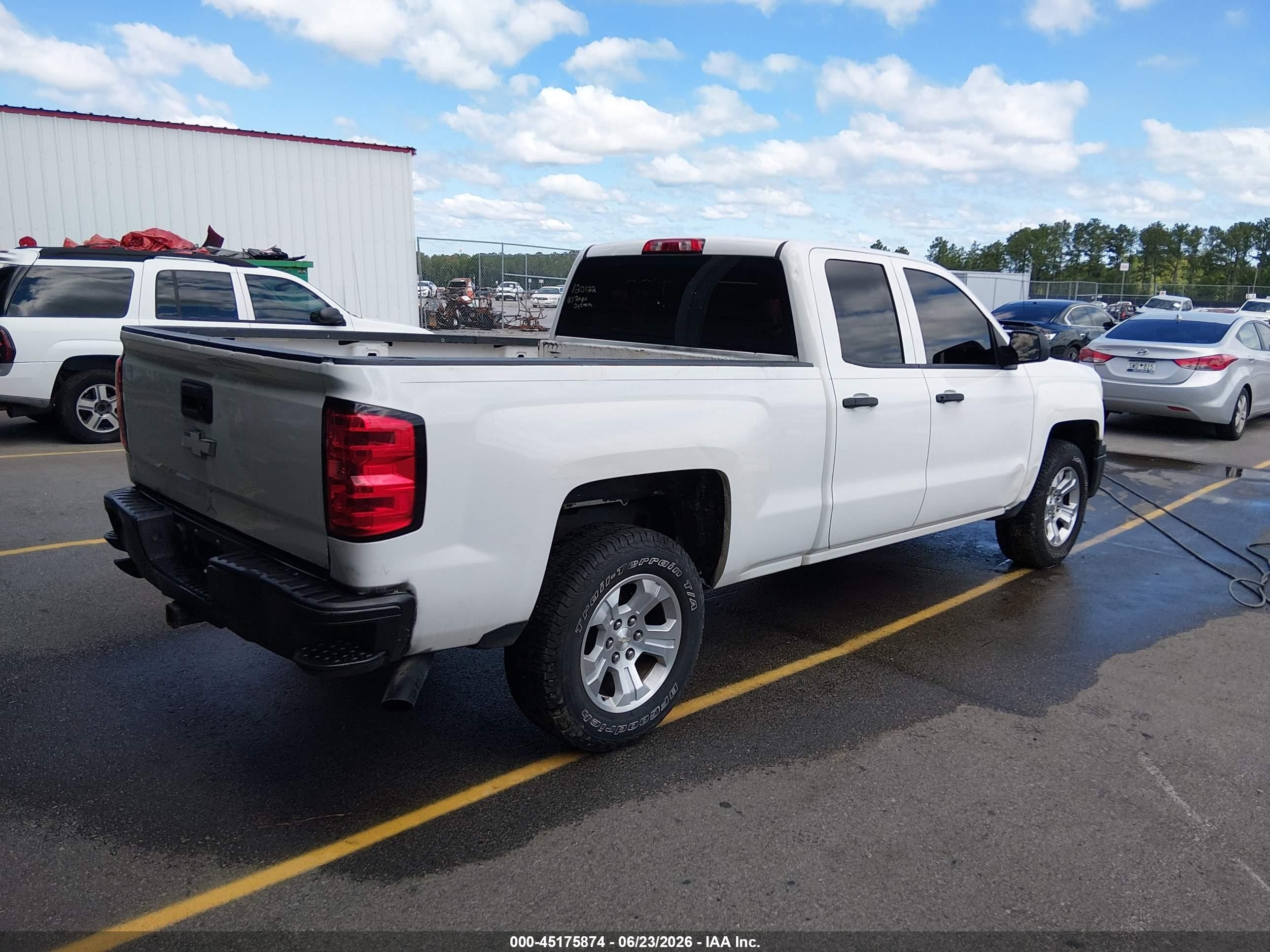 2014 Chevrolet Silverado 1500 Work Truck 1wt White vin: 1GCRCPEH8EZ120122