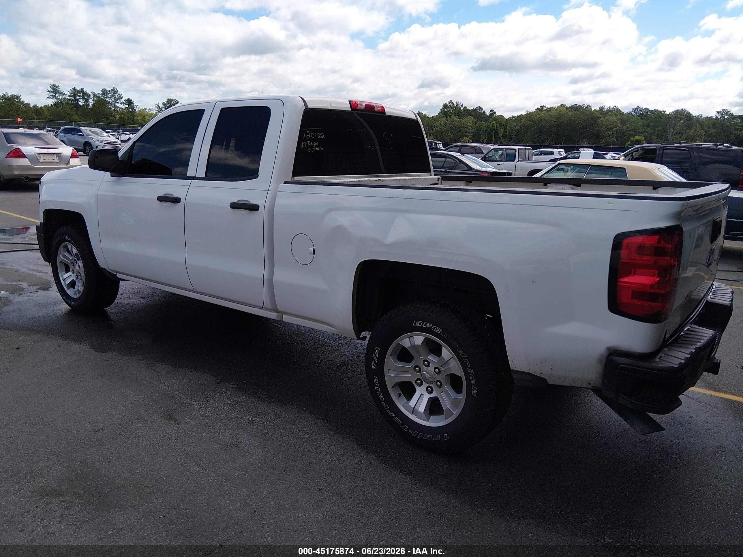 2014 Chevrolet Silverado 1500 Work Truck 1wt White vin: 1GCRCPEH8EZ120122
