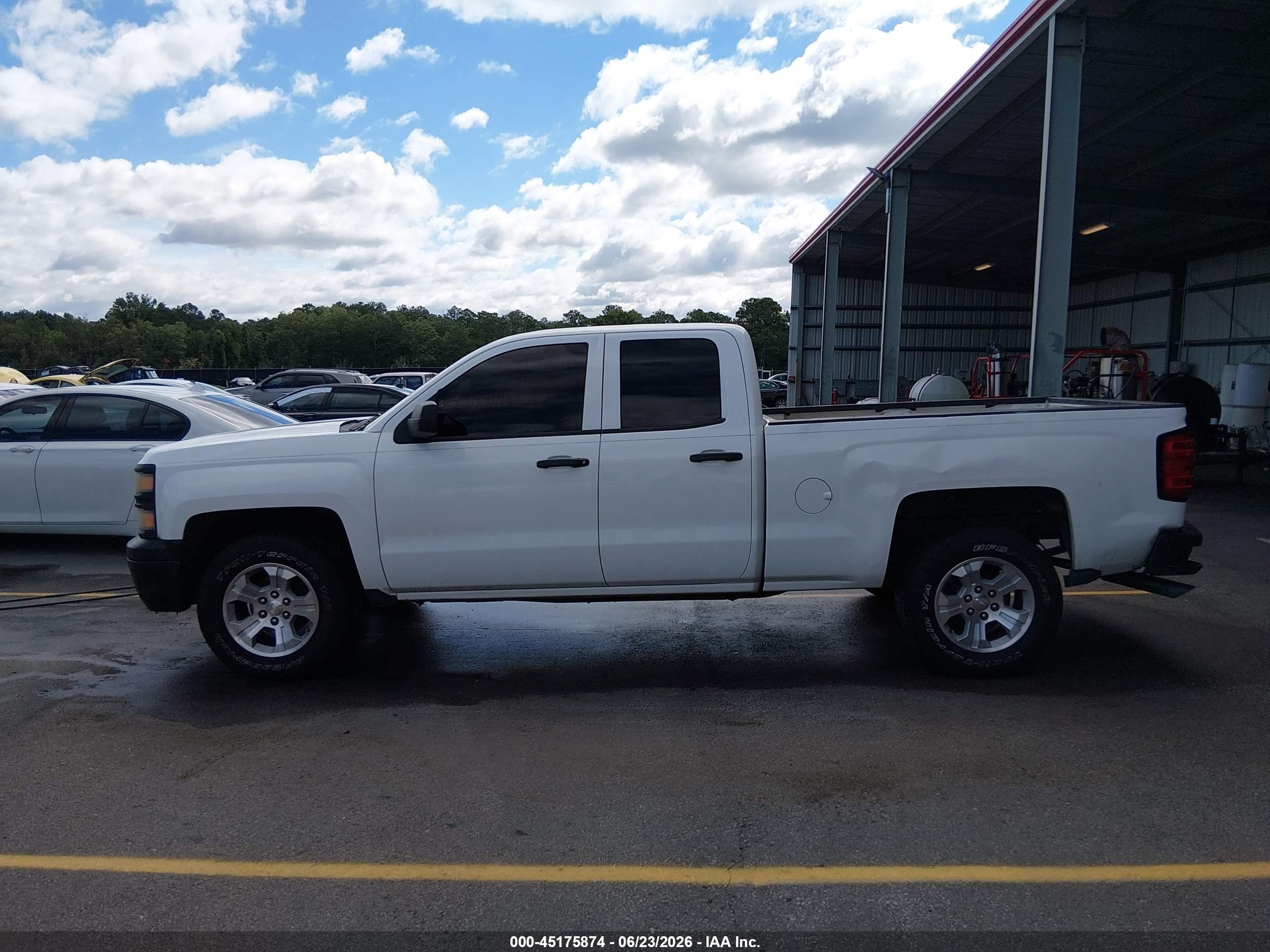 2014 Chevrolet Silverado 1500 Work Truck 1wt White vin: 1GCRCPEH8EZ120122