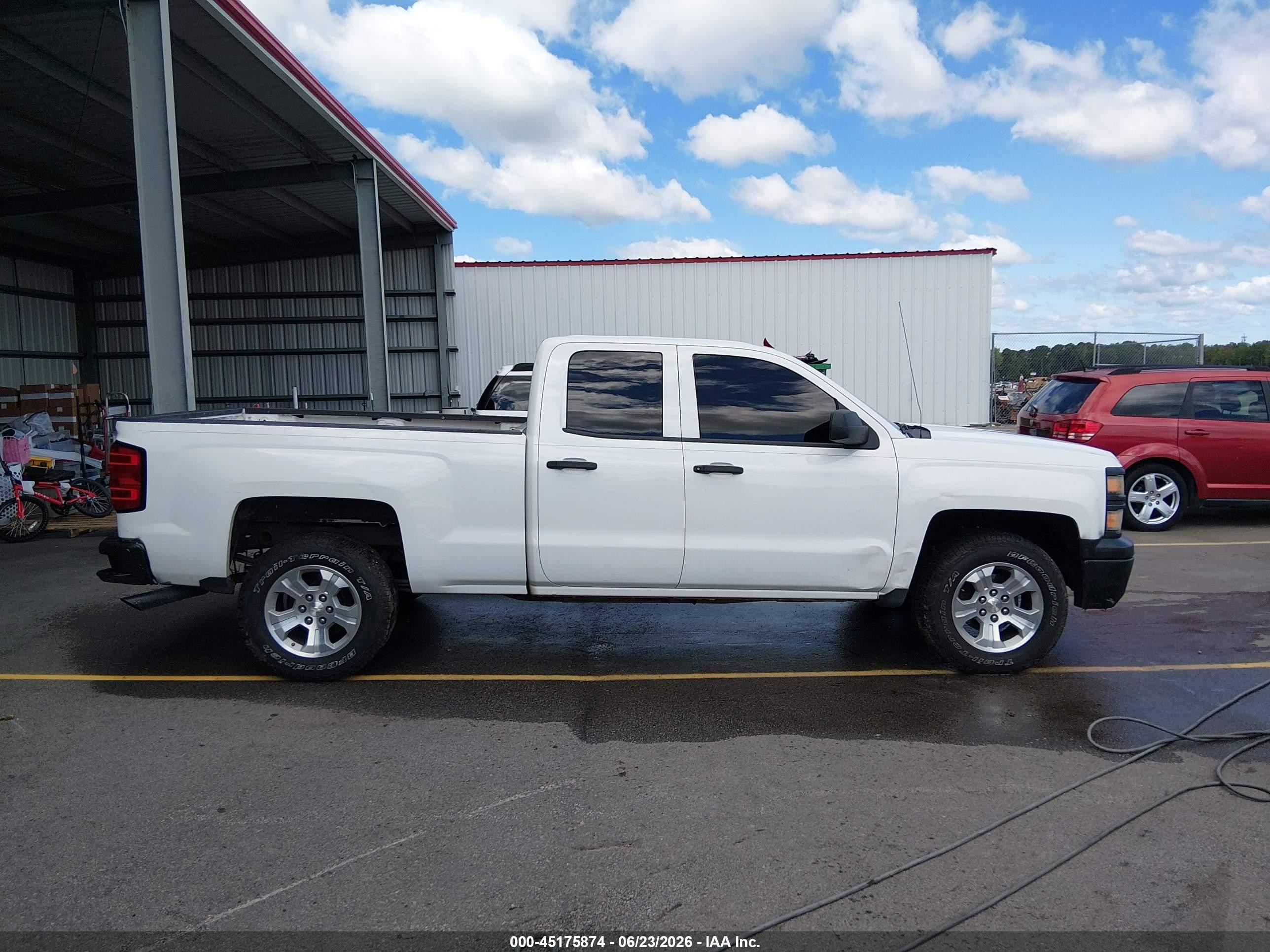 2014 Chevrolet Silverado 1500 Work Truck 1wt White vin: 1GCRCPEH8EZ120122