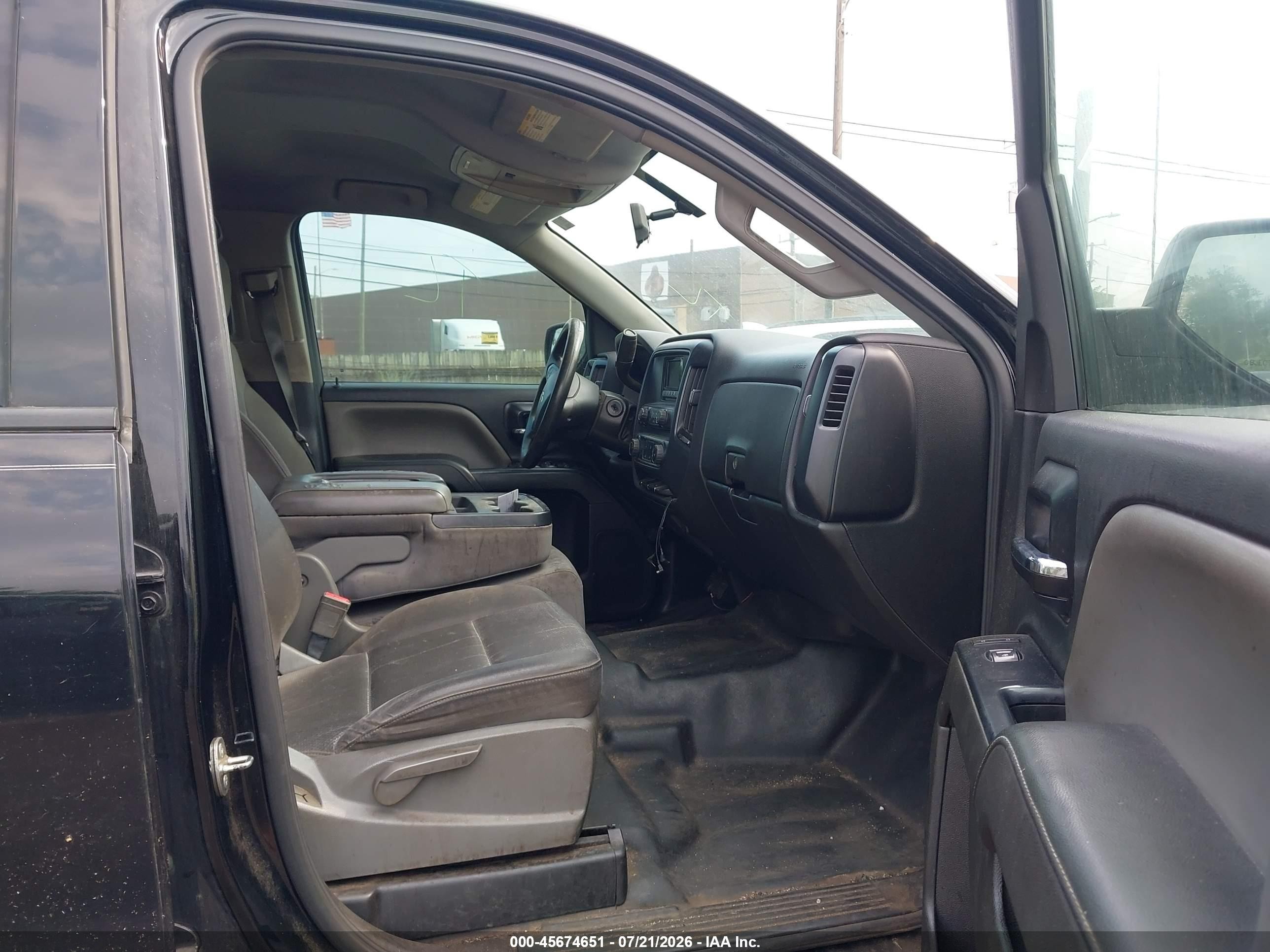 2014 Chevrolet Silverado 1500 Work Truck Black vin: 1GCRCPEH8EZ121433