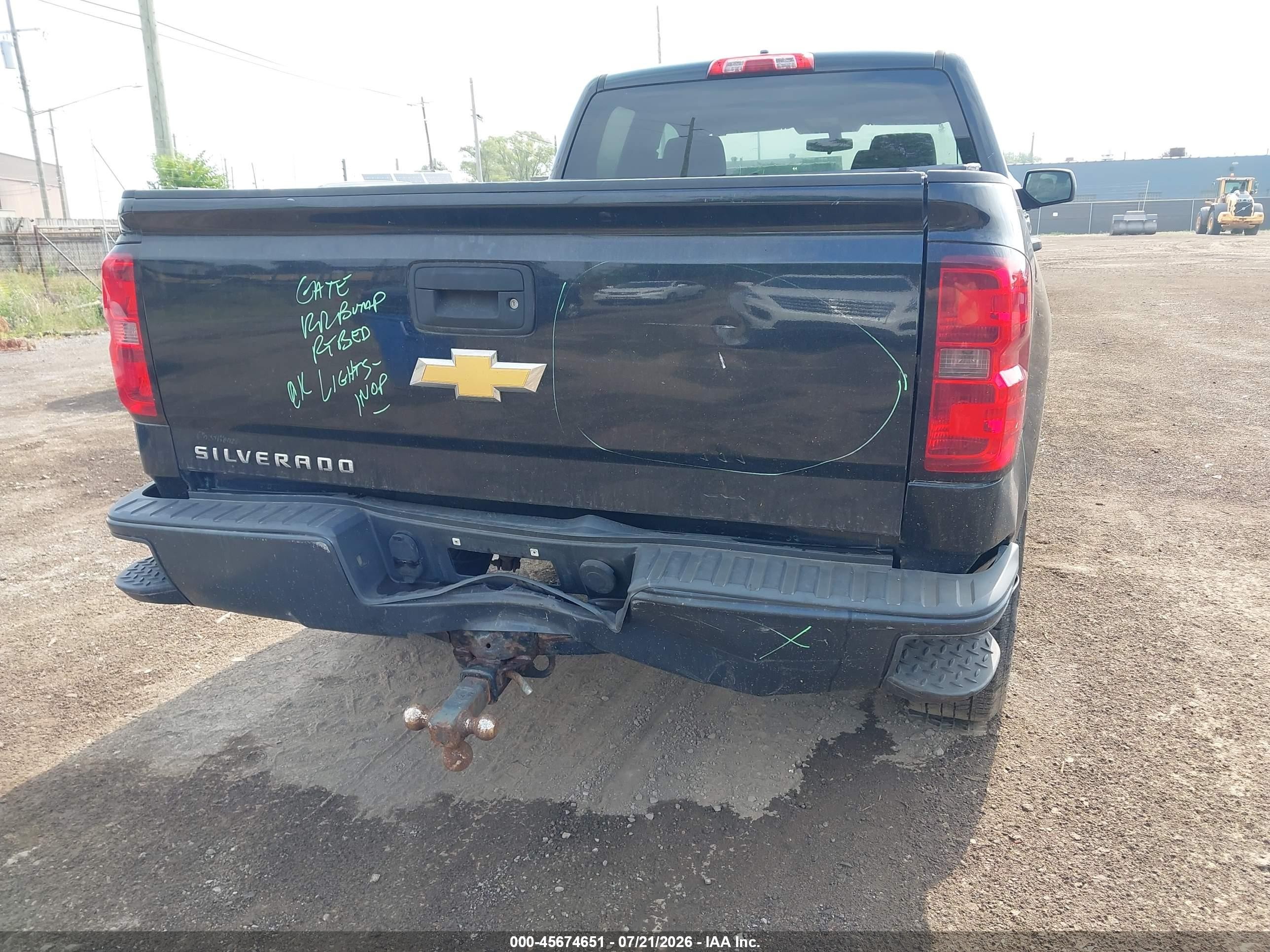 2014 Chevrolet Silverado 1500 Work Truck Black vin: 1GCRCPEH8EZ121433