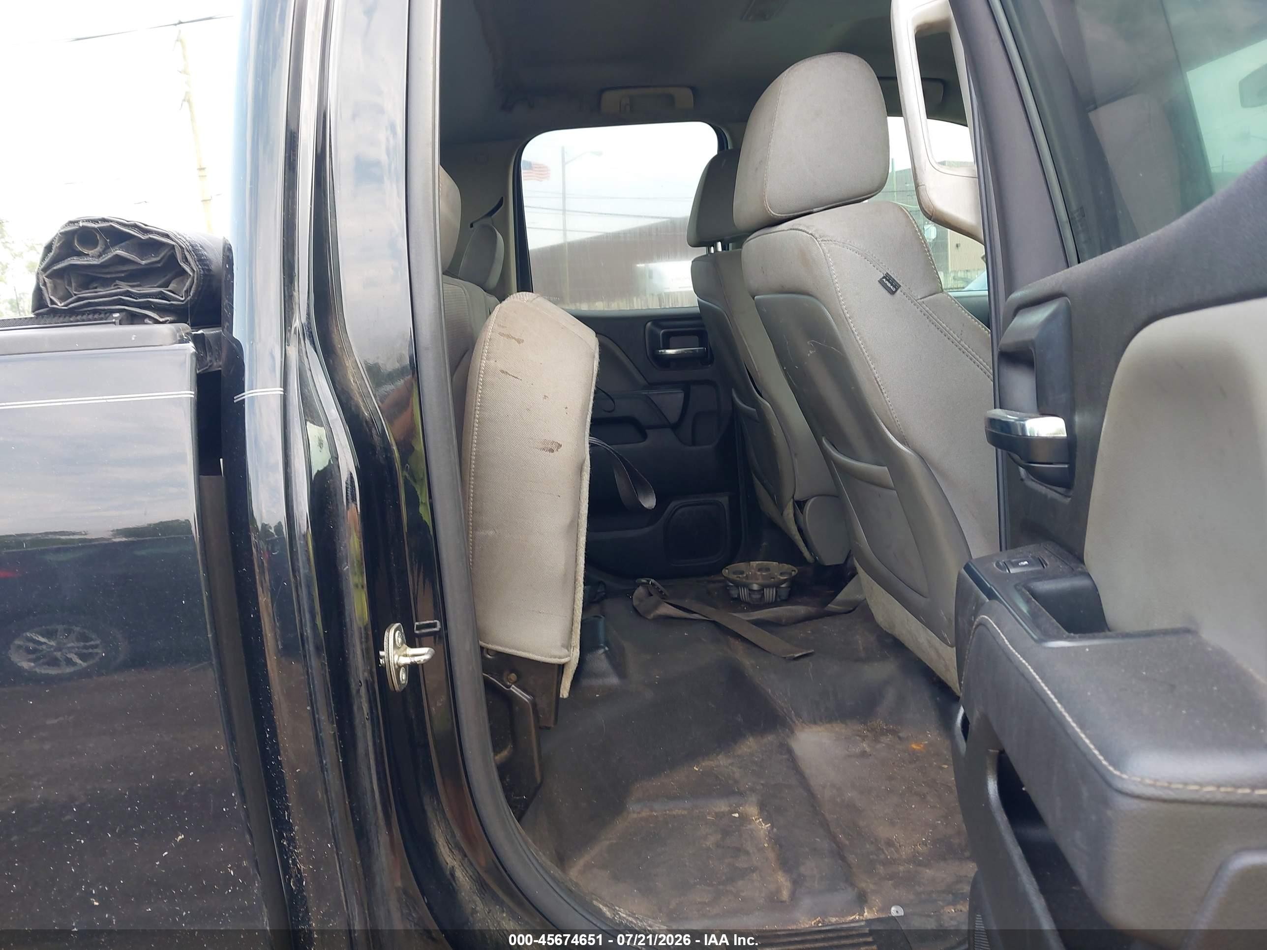2014 Chevrolet Silverado 1500 Work Truck Black vin: 1GCRCPEH8EZ121433