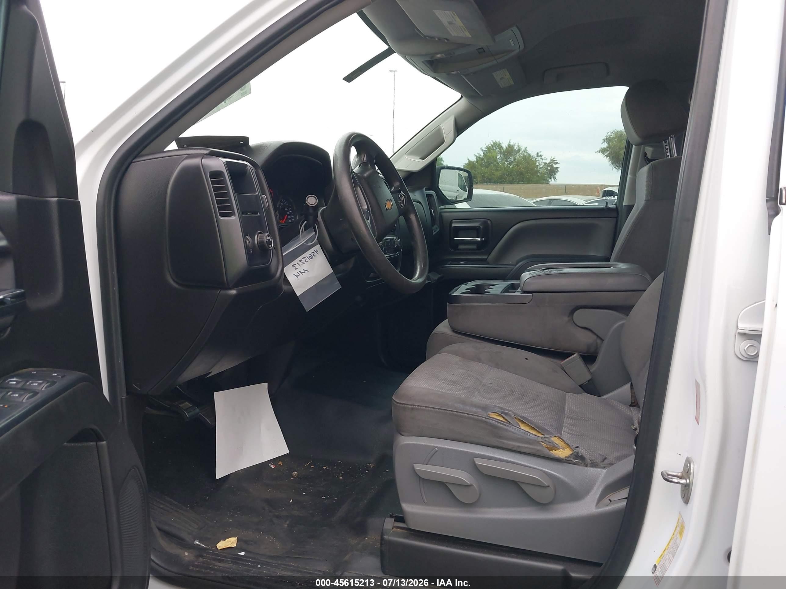 2014 Chevrolet Silverado 1500 Work Truck 1wt White vin: 1GCRCPEH8EZ258727