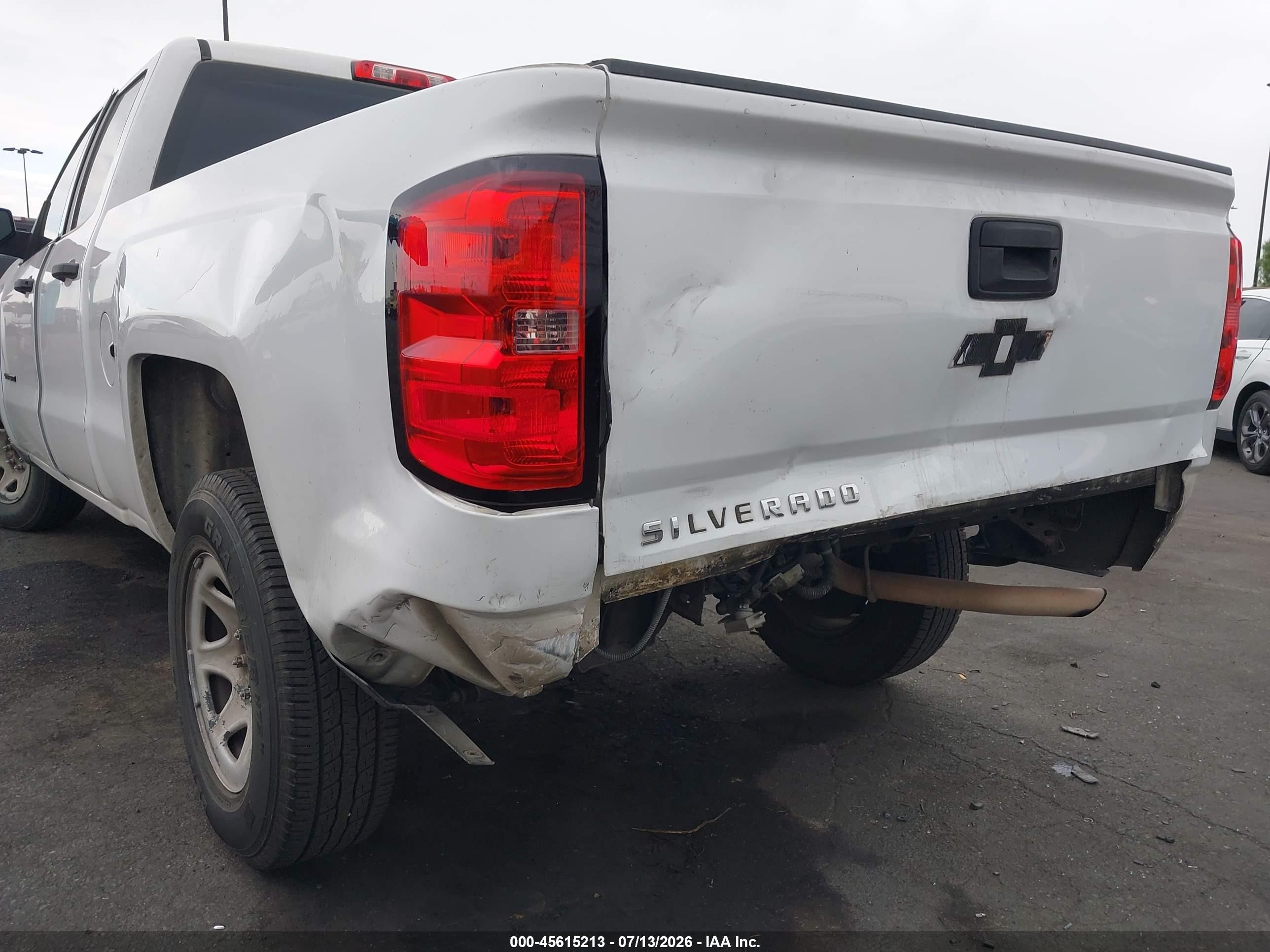 2014 Chevrolet Silverado 1500 Work Truck 1wt White vin: 1GCRCPEH8EZ258727