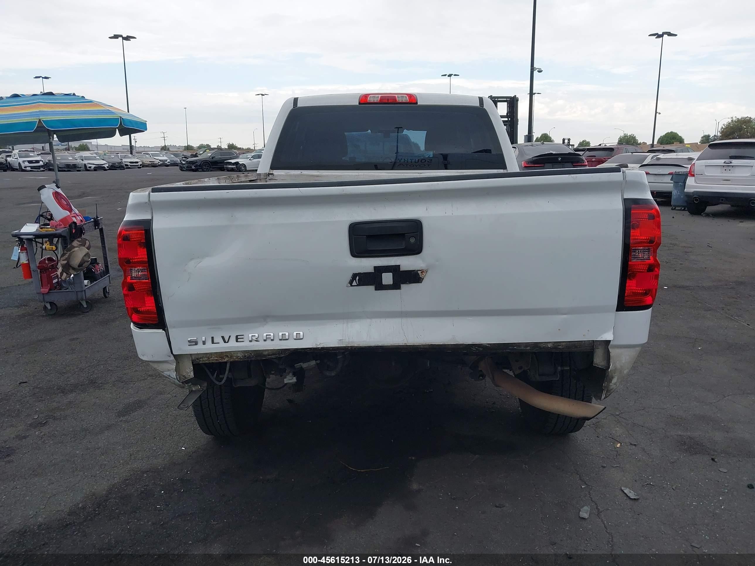 2014 Chevrolet Silverado 1500 Work Truck 1wt White vin: 1GCRCPEH8EZ258727
