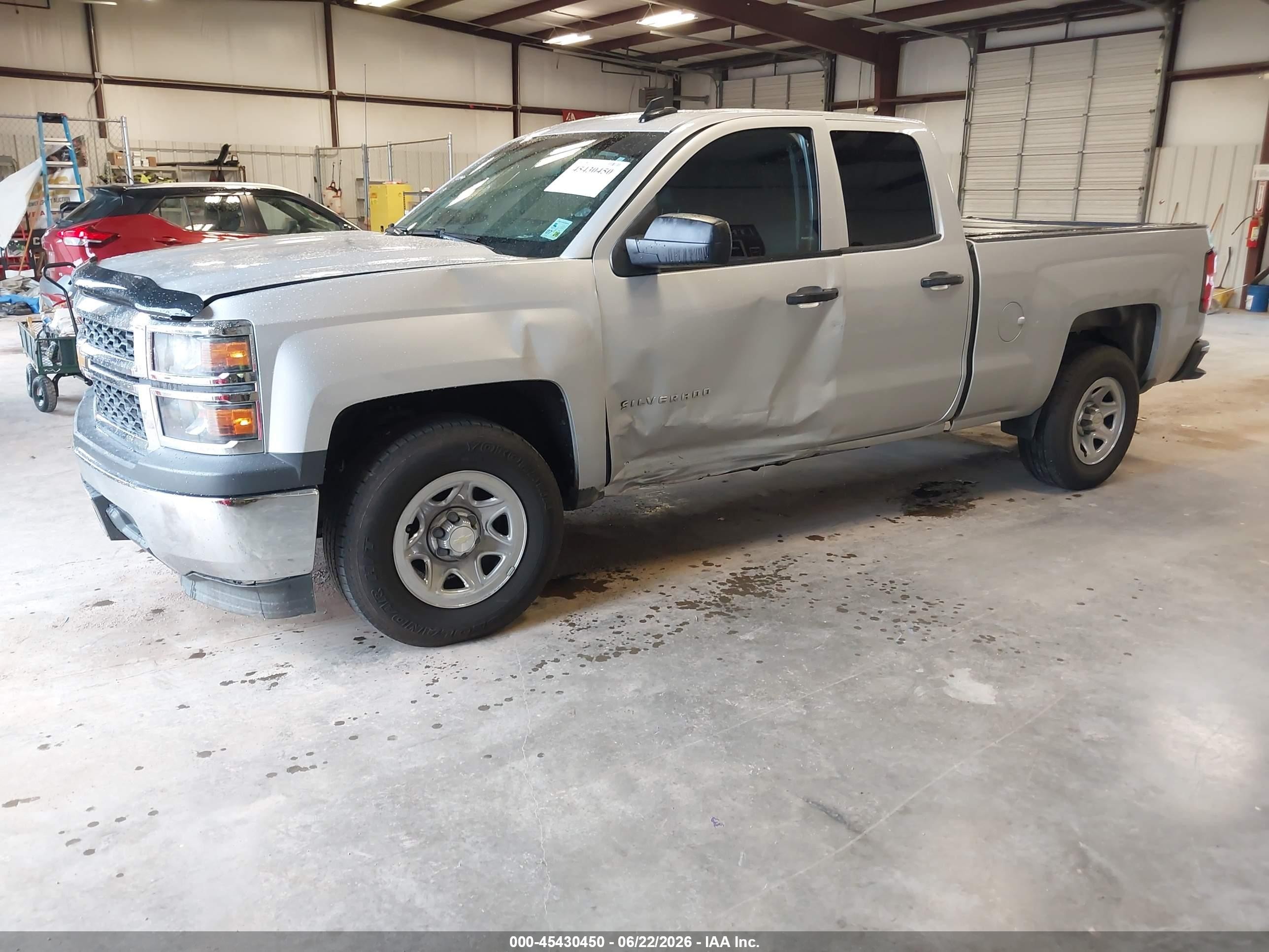 2015 Chevrolet Silverado 1500 Ls Gray vin: 1GCRCPEH8FZ146009