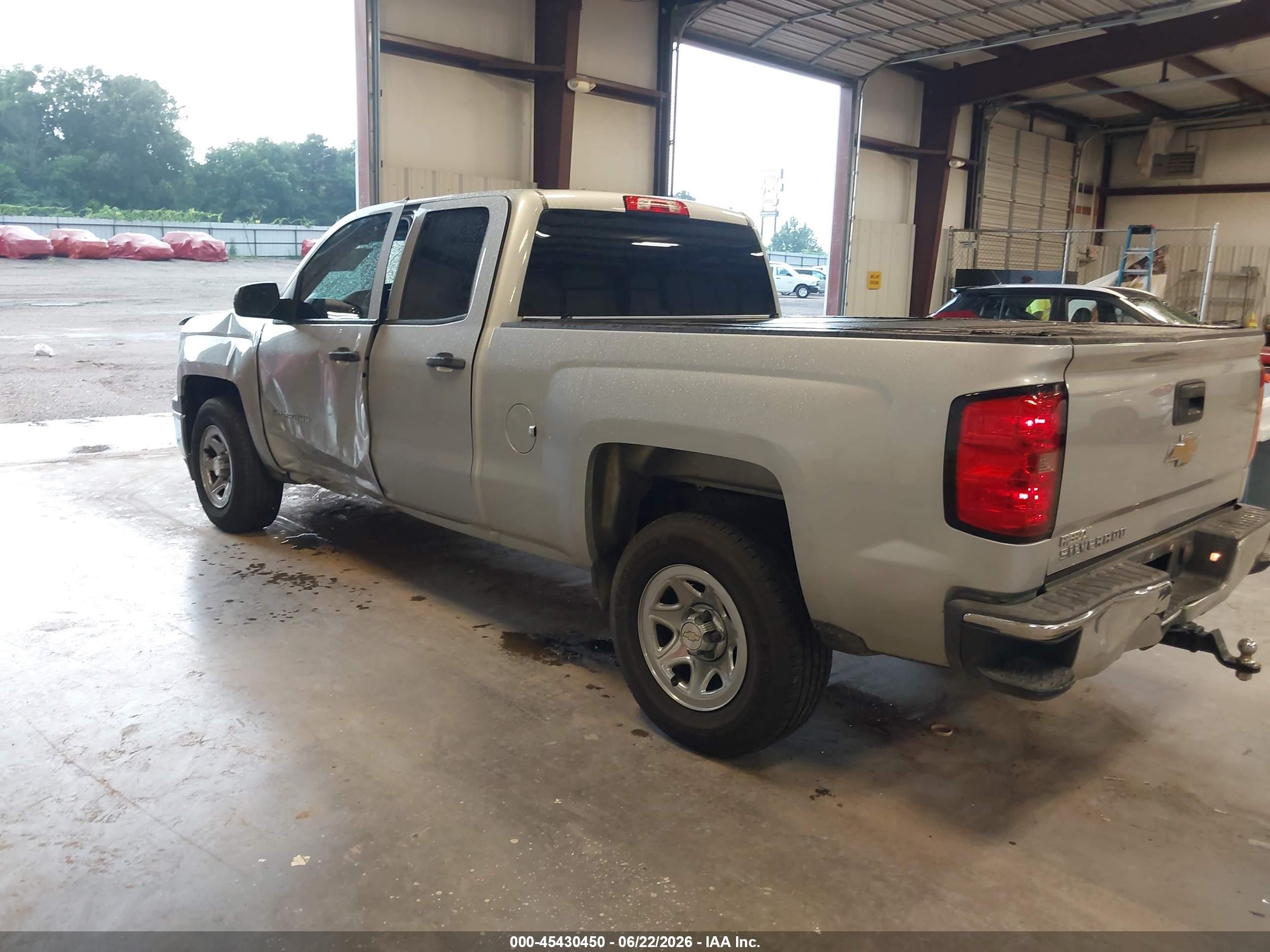 2015 Chevrolet Silverado 1500 Ls Gray vin: 1GCRCPEH8FZ146009