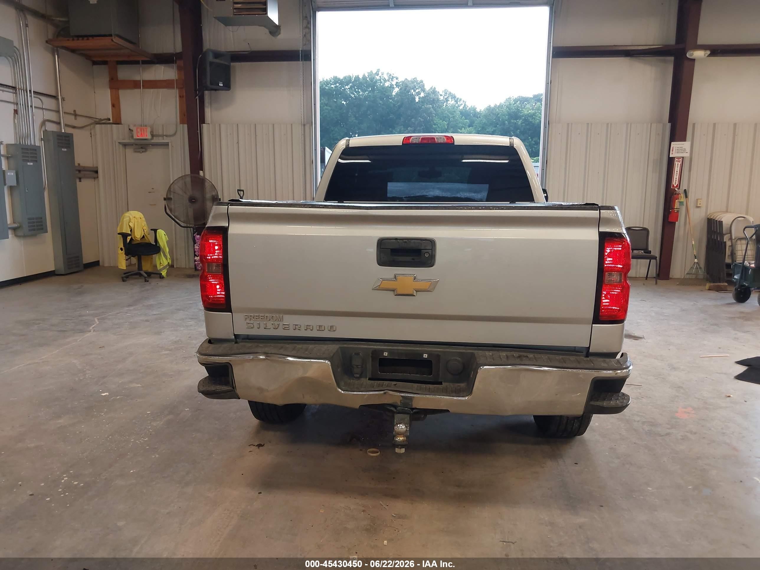2015 Chevrolet Silverado 1500 Ls Gray vin: 1GCRCPEH8FZ146009