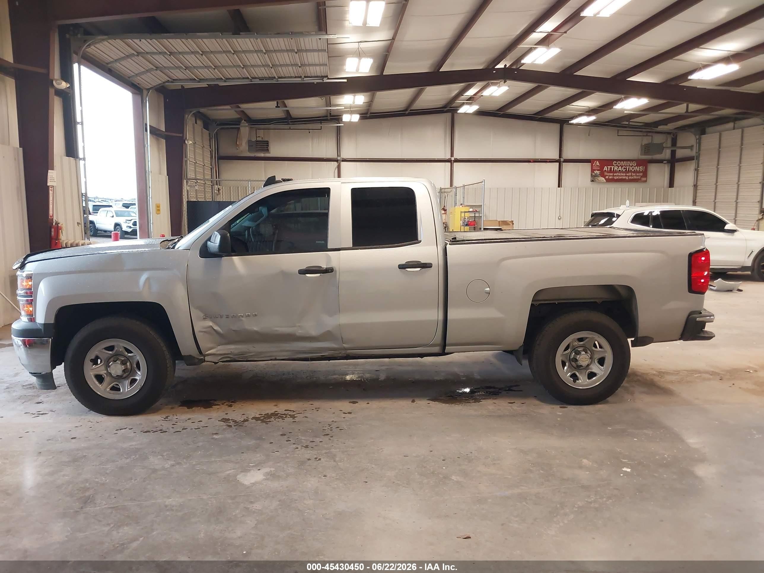 2015 Chevrolet Silverado 1500 Ls Gray vin: 1GCRCPEH8FZ146009