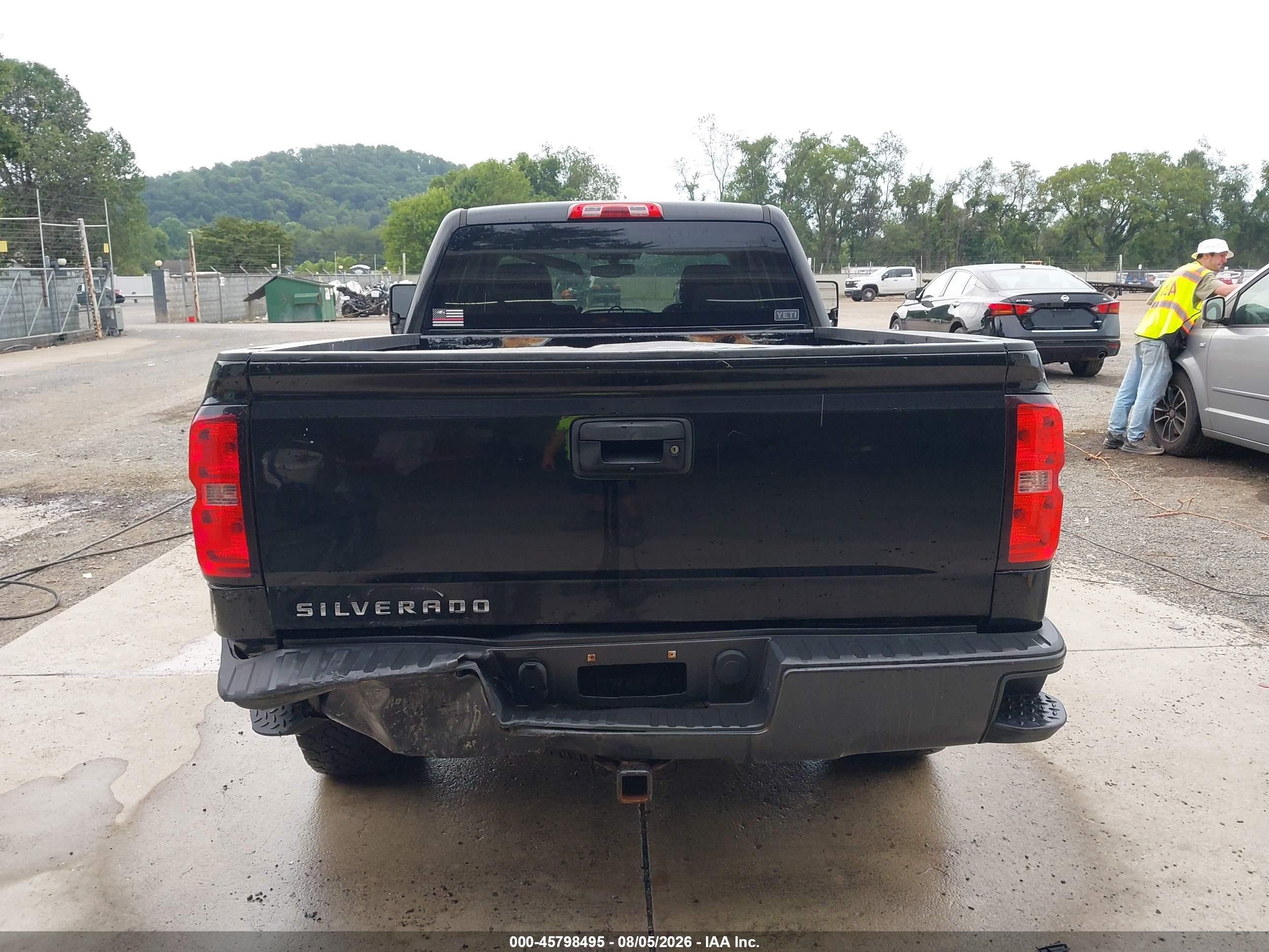 2015 Chevrolet Silverado 1500 Work Truck Черный vin: 1GCRCPEH8FZ316255