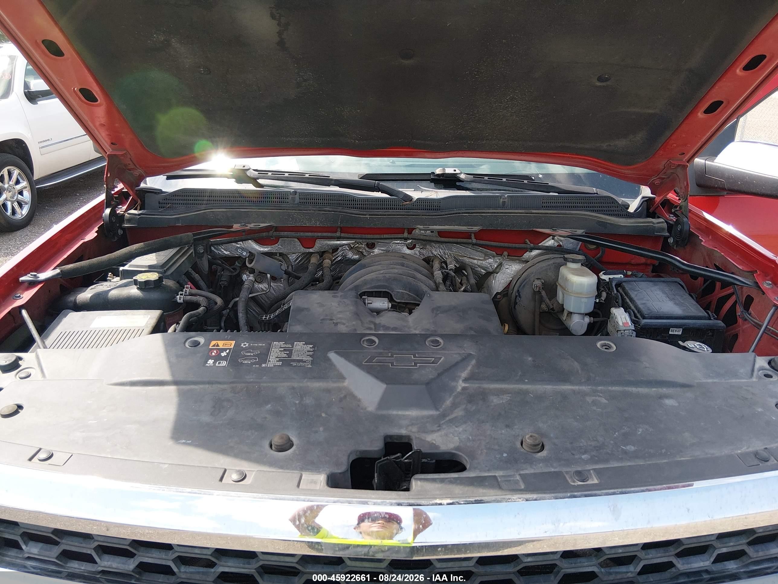 2015 Chevrolet Silverado 1500 Ls Red vin: 1GCRCPEH8FZ323688
