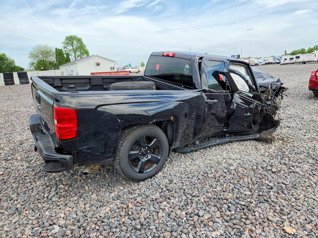 2015 Chevrolet Silverado C1500 Black vin: 1GCRCPEH9FZ417627