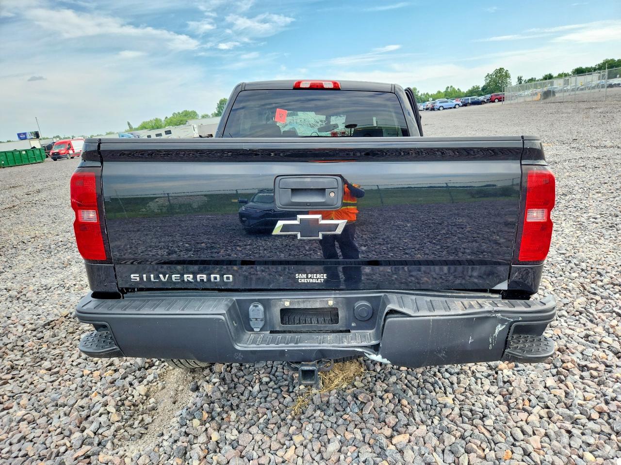 2015 Chevrolet Silverado C1500 Black vin: 1GCRCPEH9FZ417627
