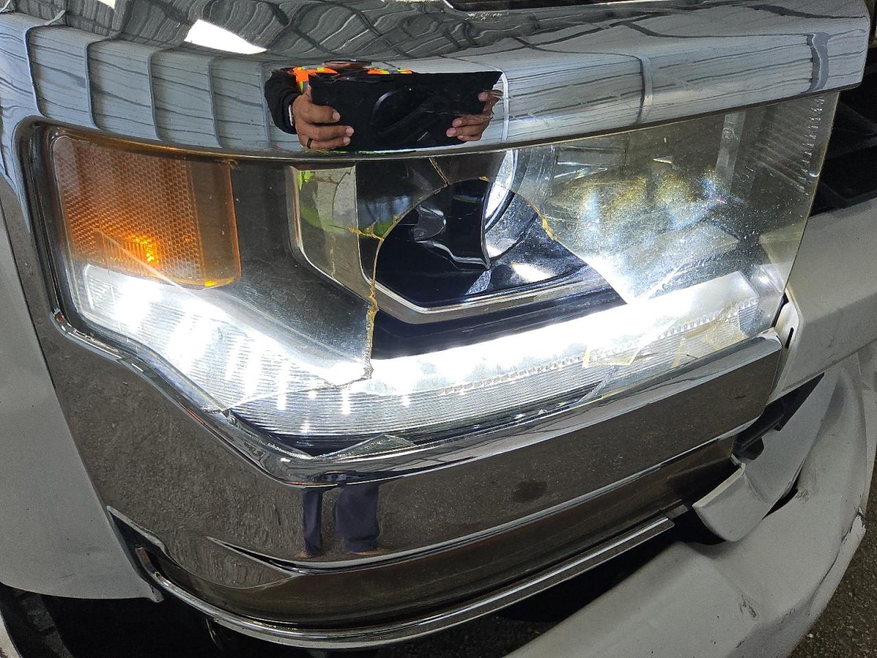 2017 Chevrolet Silverado C1500 Custom White vin: 1GCRCPEH9HZ288856 Damage: Right Head Lamp, Broken, Replacement Required