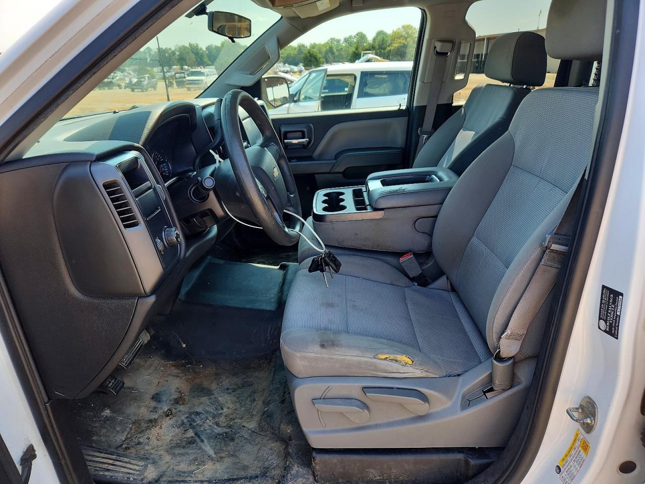 2015 Chevrolet Silverado C1500 Белый vin: 1GCRCPEHXFZ262697