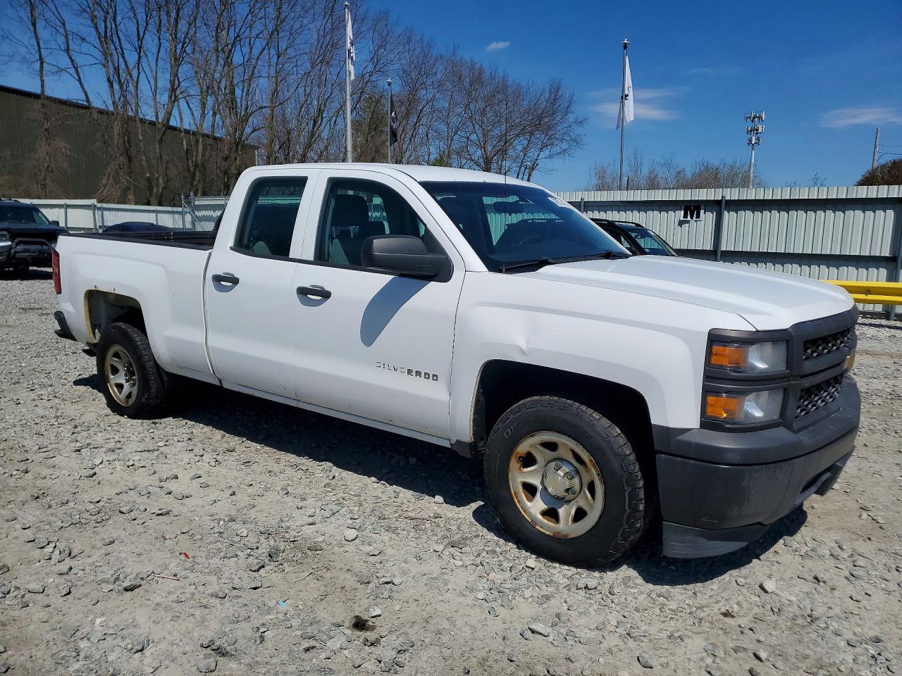 2015 Chevrolet Silverado C1500 Белый vin: 1GCRCPEHXFZ277703