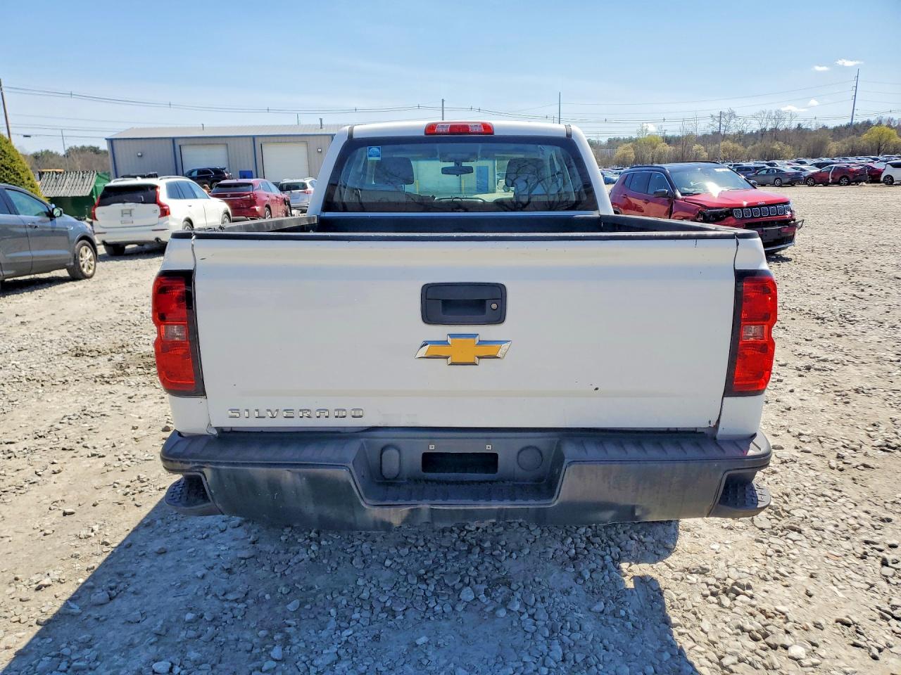 2015 Chevrolet Silverado C1500 Белый vin: 1GCRCPEHXFZ277703