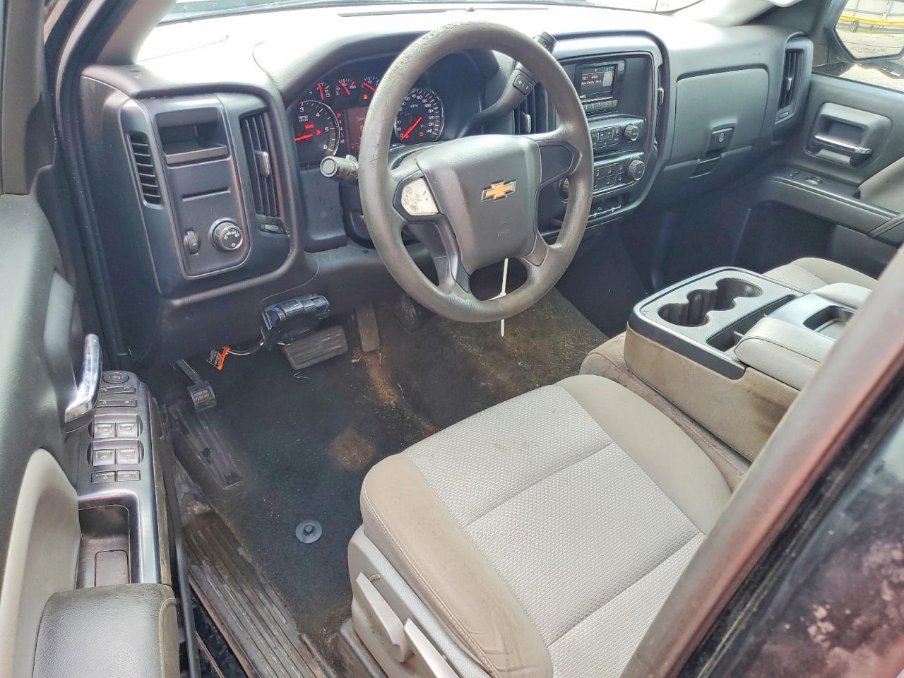 2015 Chevrolet Silverado C1500 Black vin: 1GCRCPEHXFZ315429