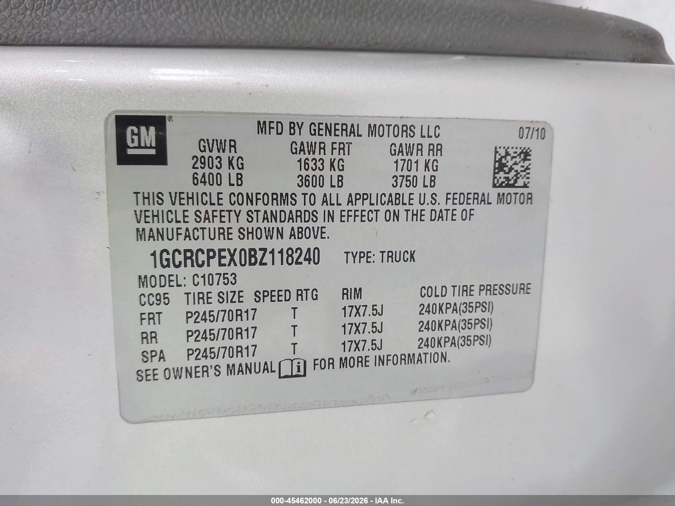2011 Chevrolet Silverado 1500 Work Truck Silver vin: 1GCRCPEX0BZ118240