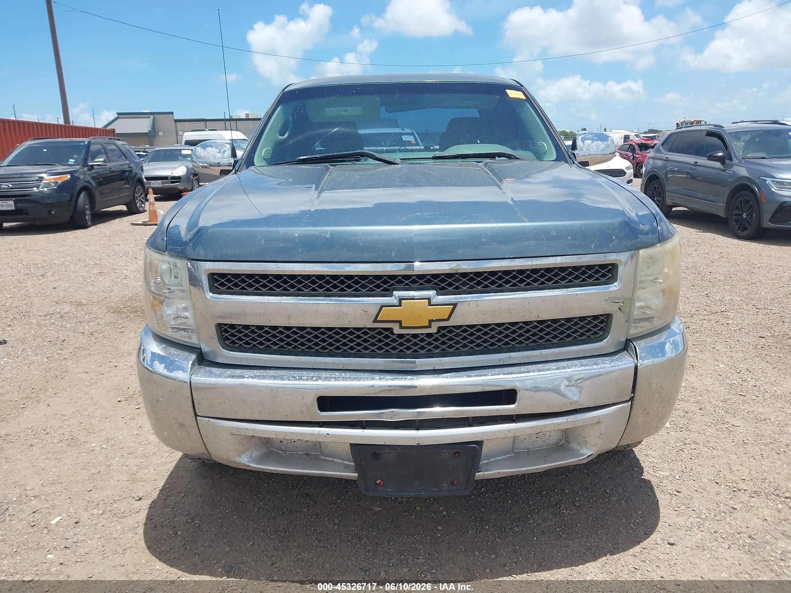 2012 Chevrolet Silverado 1500 Work Truck Blue vin: 1GCRCPEX0CZ183574