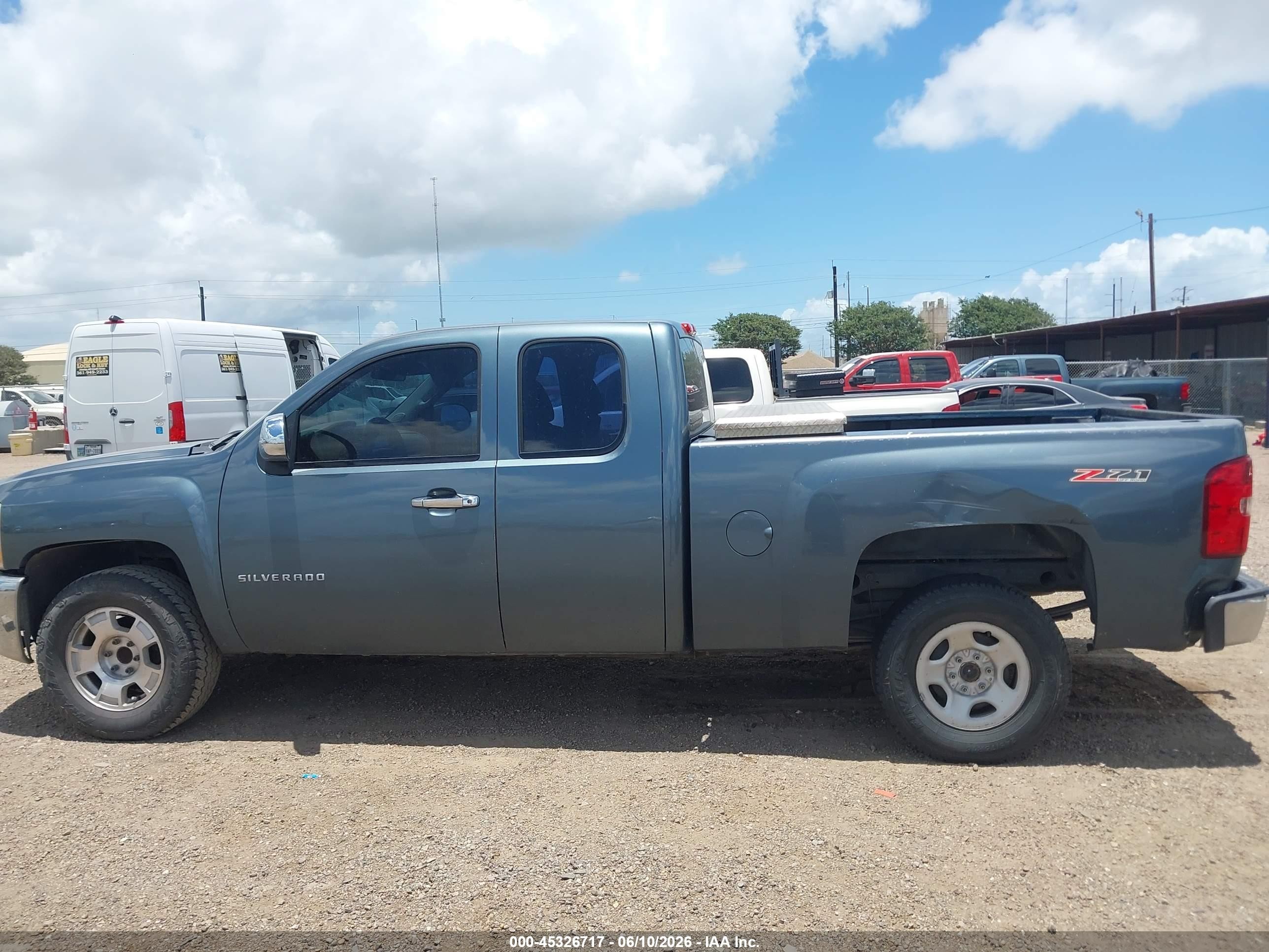 2012 Chevrolet Silverado 1500 Work Truck Blue vin: 1GCRCPEX0CZ183574