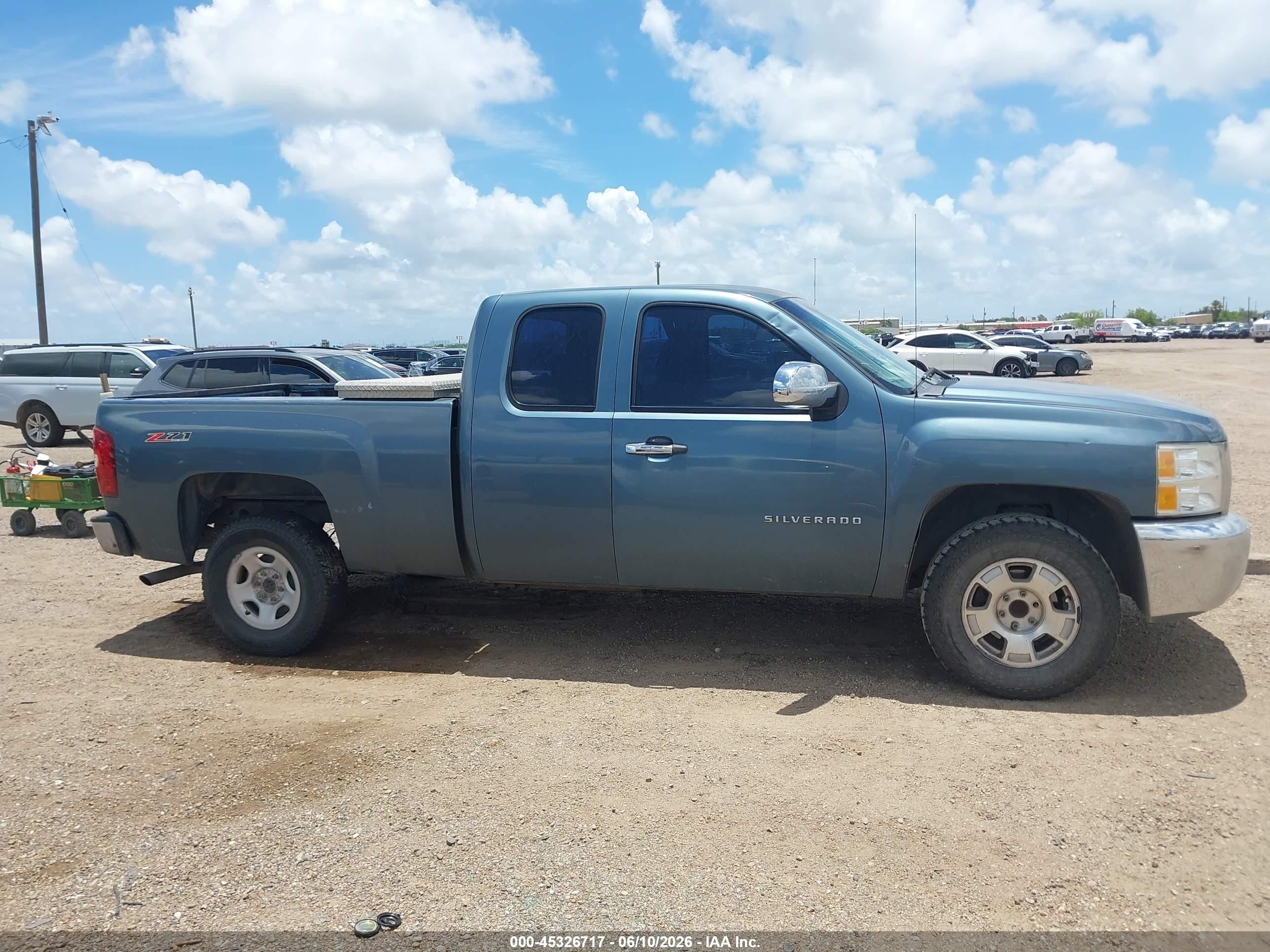 2012 Chevrolet Silverado 1500 Work Truck Blue vin: 1GCRCPEX0CZ183574