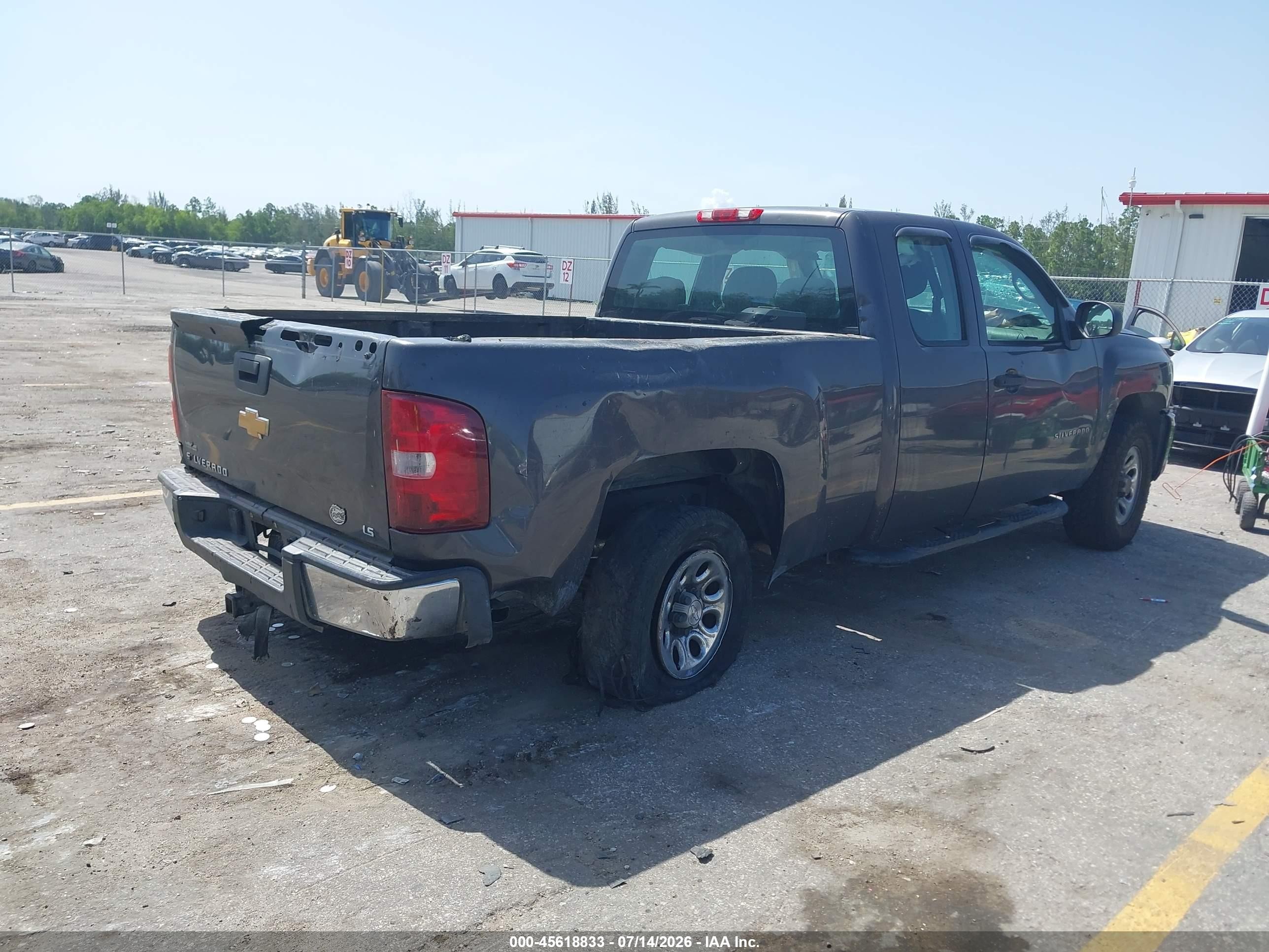 2011 Chevrolet Silverado 1500 Work Truck Silver vin: 1GCRCPEX1BZ211557