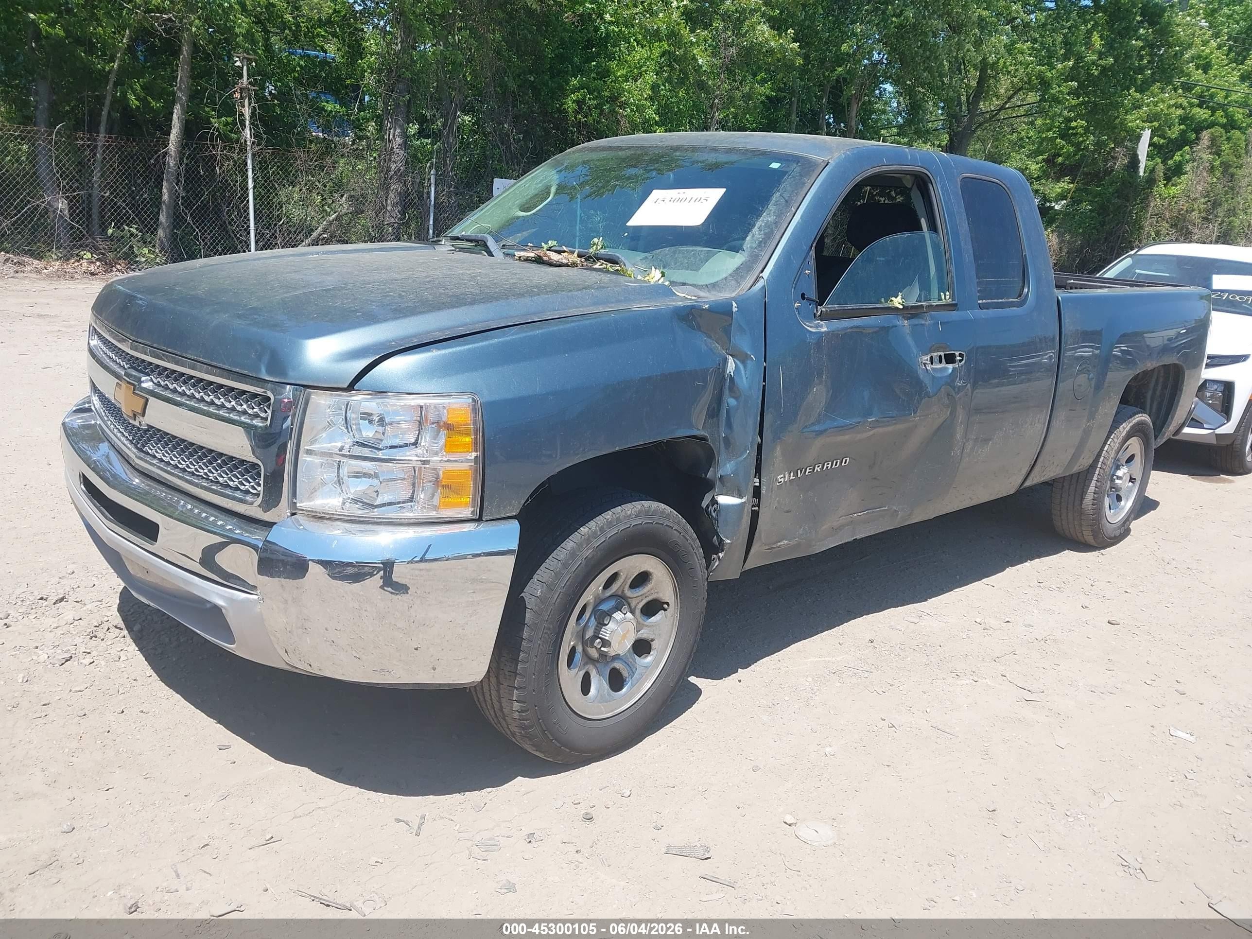2013 Chevrolet Silverado 1500 Work Truck Синий vin: 1GCRCPEX1DZ175985