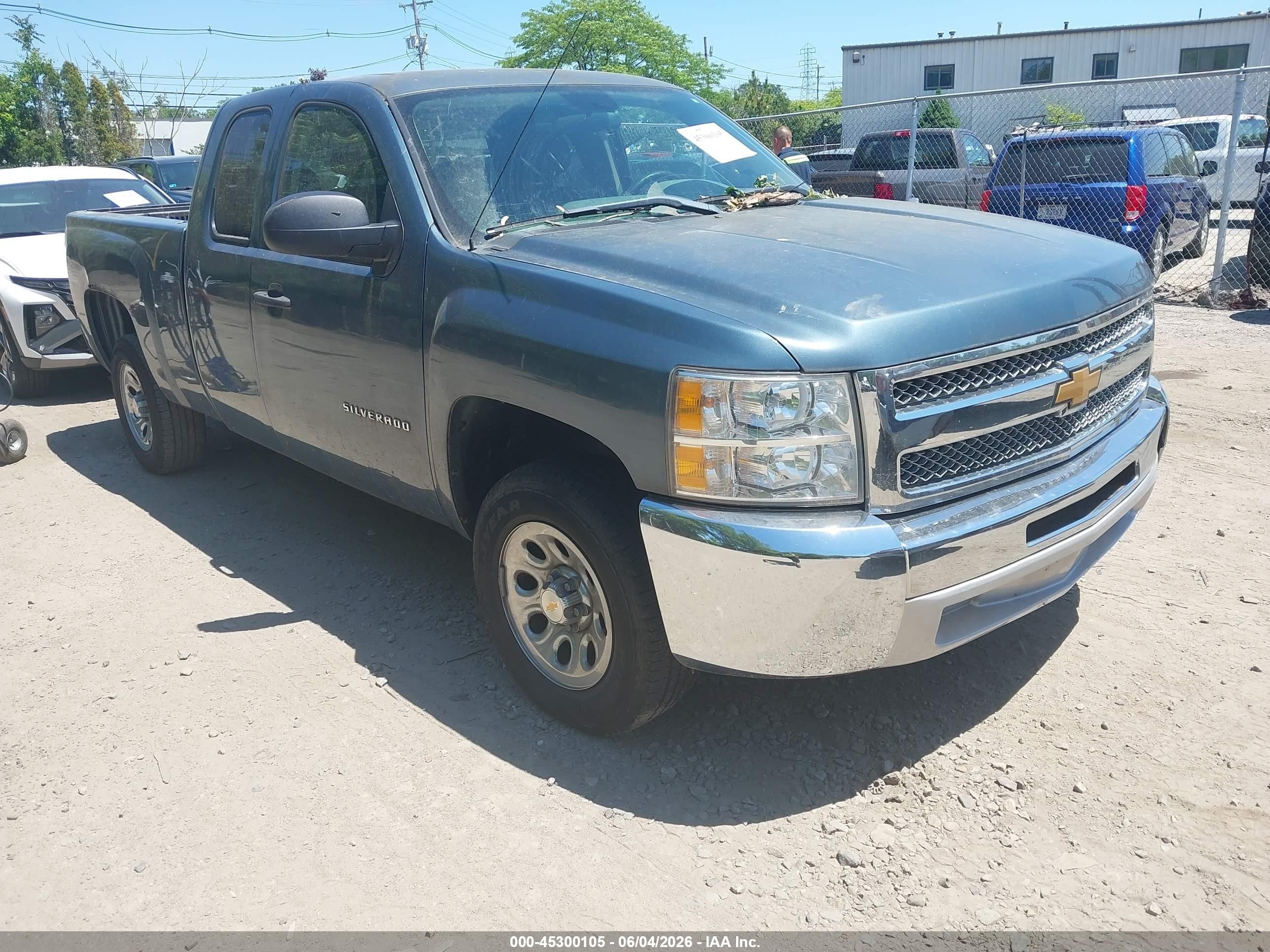 2013 Chevrolet Silverado 1500 Work Truck Синий vin: 1GCRCPEX1DZ175985