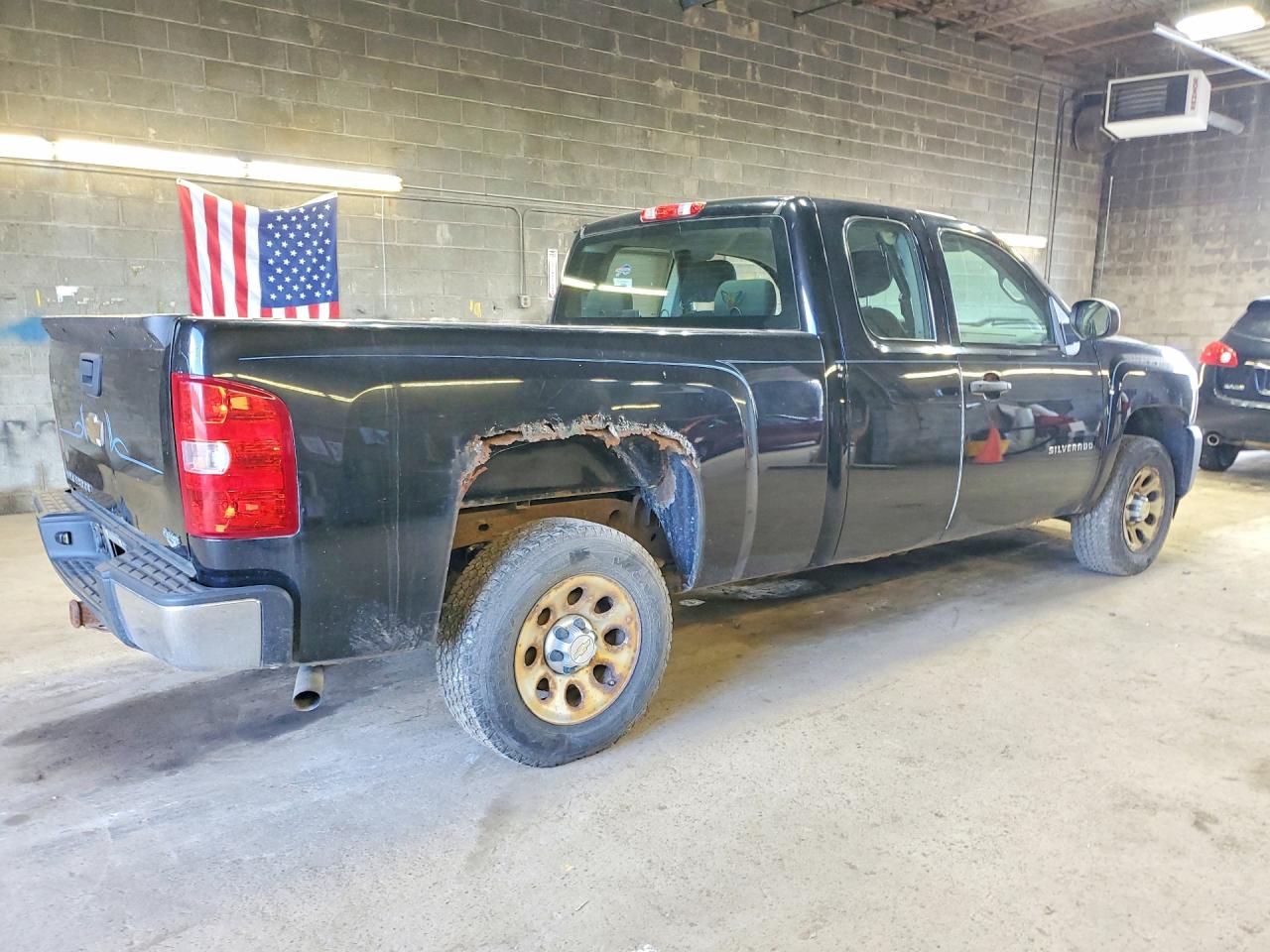2011 Chevrolet Silverado C1500 Black vin: 1GCRCPEX3BZ267273