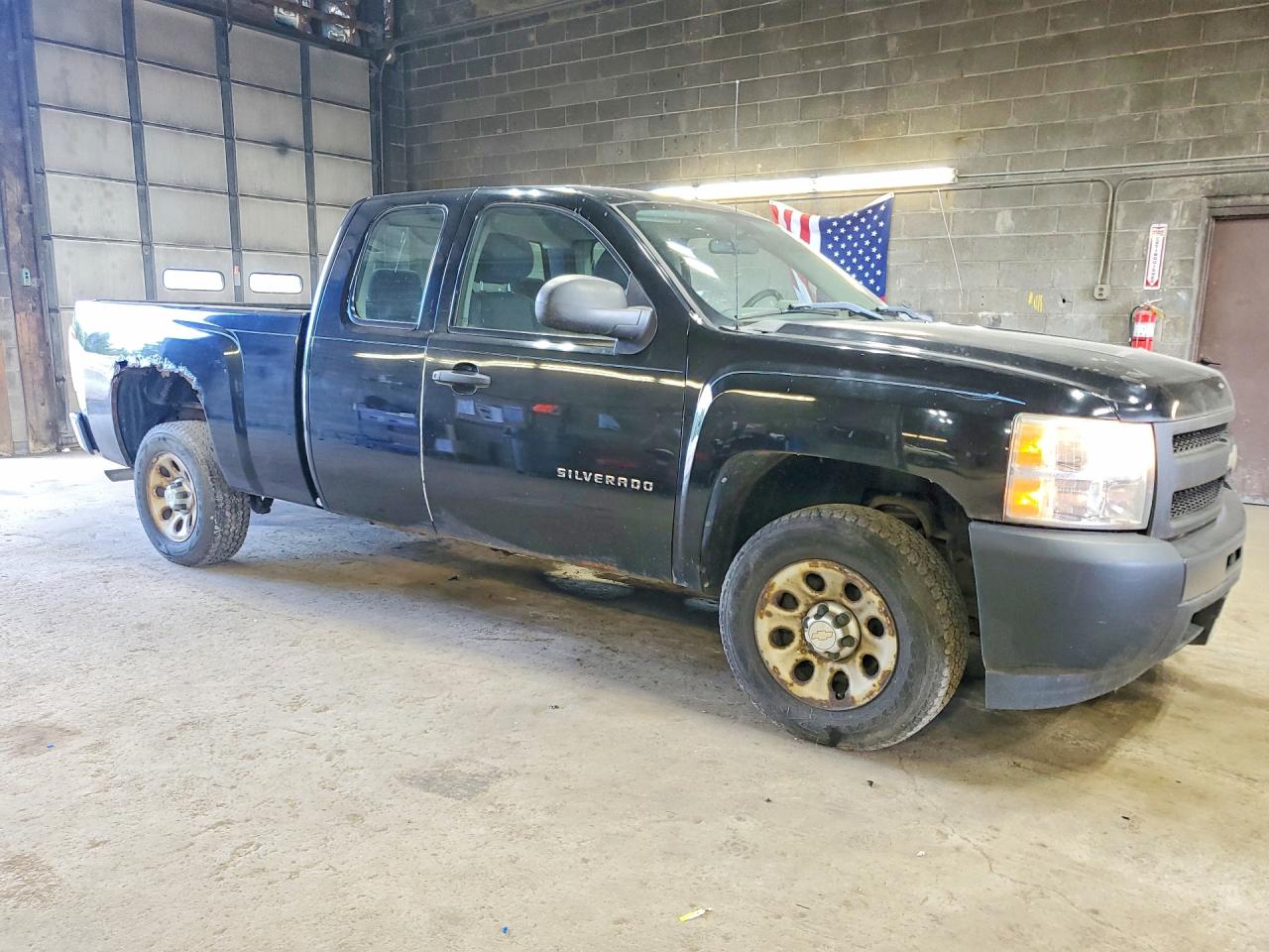 2011 Chevrolet Silverado C1500 Black vin: 1GCRCPEX3BZ267273