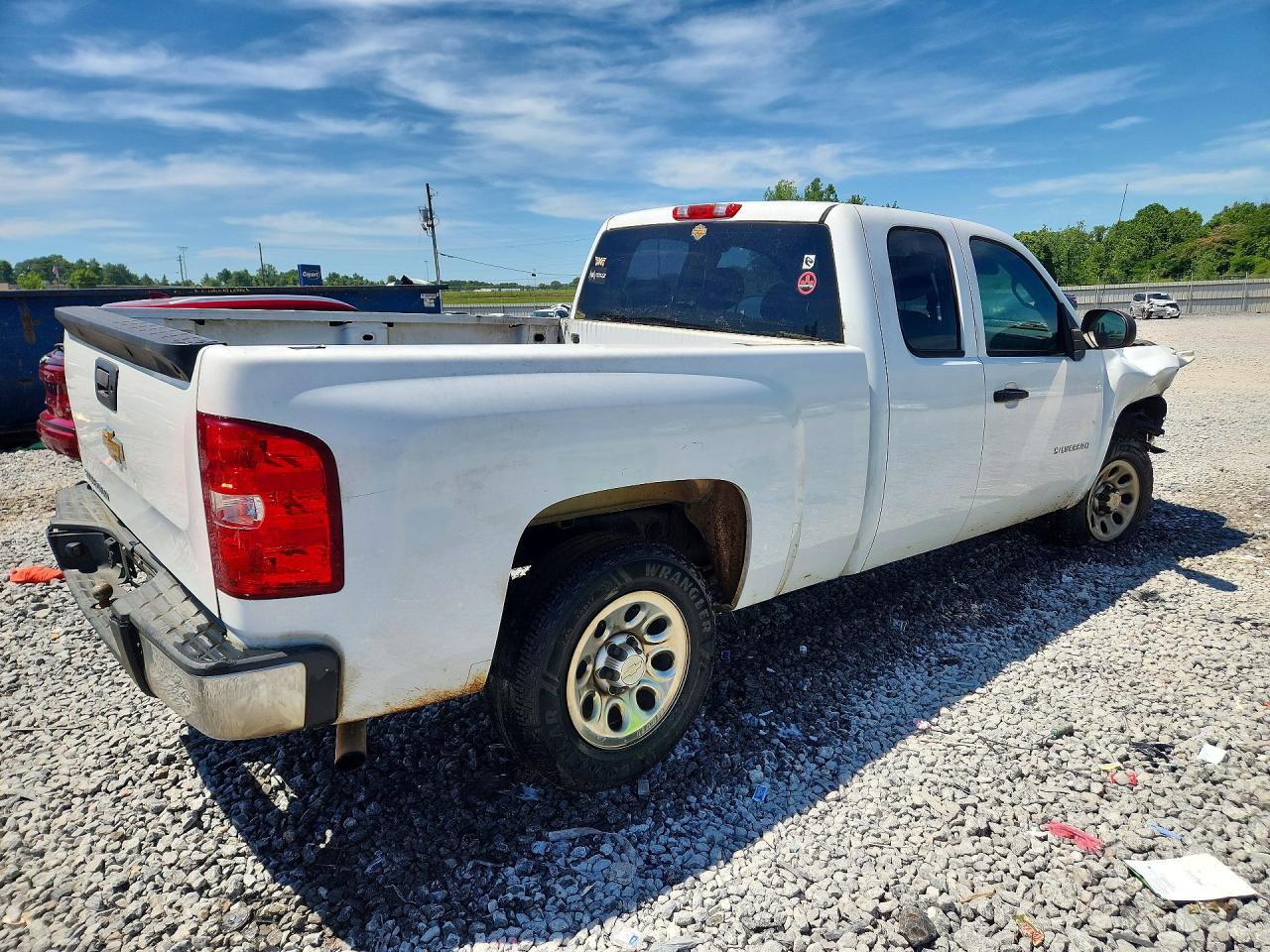 2012 Chevrolet Silverado C1500 White vin: 1GCRCPEX3CZ261328