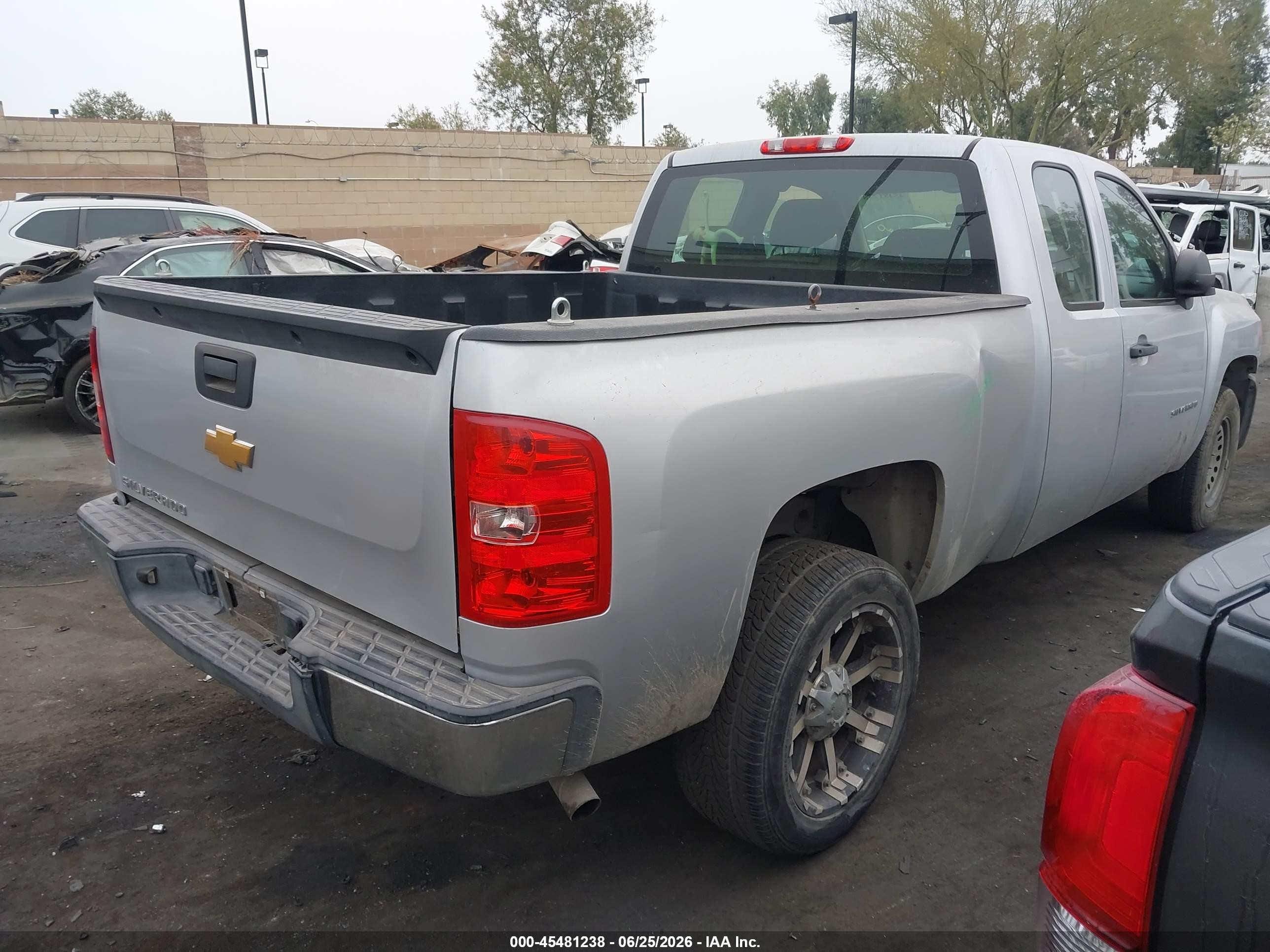 2012 Chevrolet Silverado 1500 Work Truck Silver vin: 1GCRCPEX3CZ326355