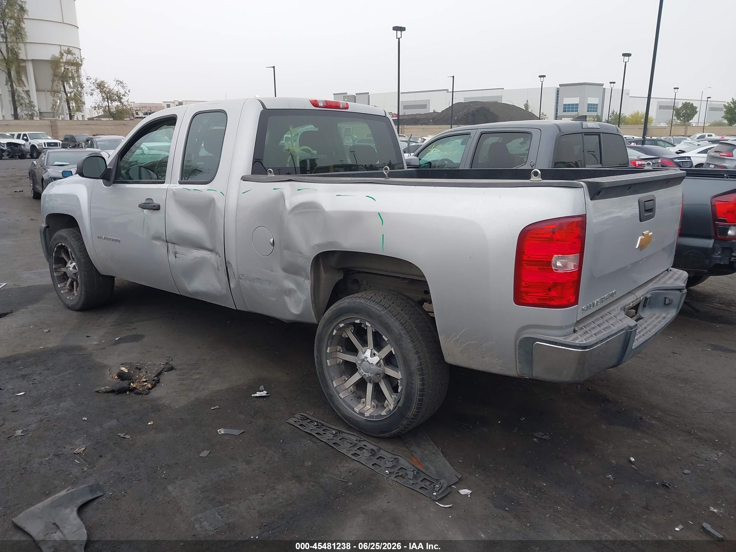 2012 Chevrolet Silverado 1500 Work Truck Silver vin: 1GCRCPEX3CZ326355