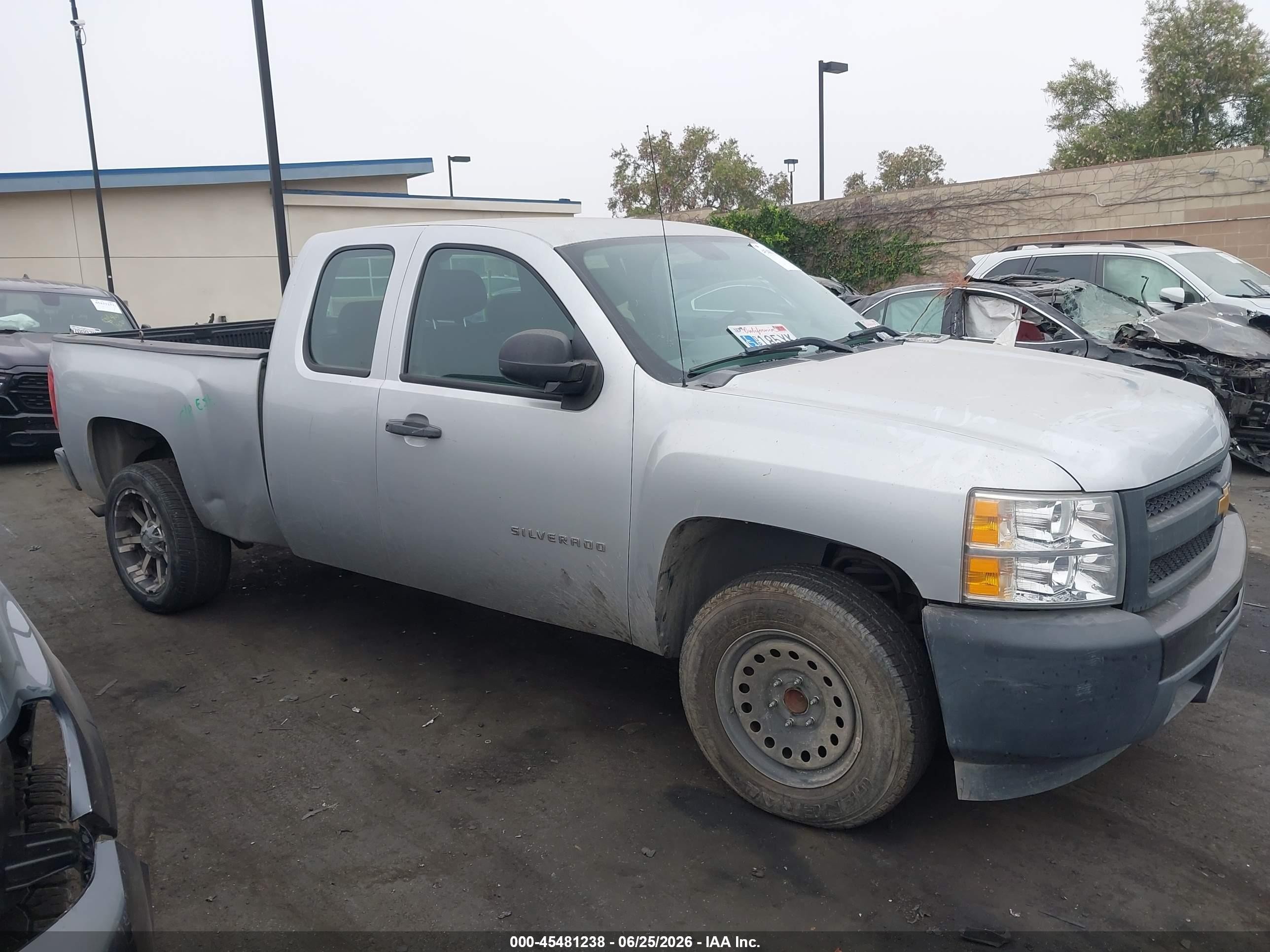 2012 Chevrolet Silverado 1500 Work Truck Silver vin: 1GCRCPEX3CZ326355