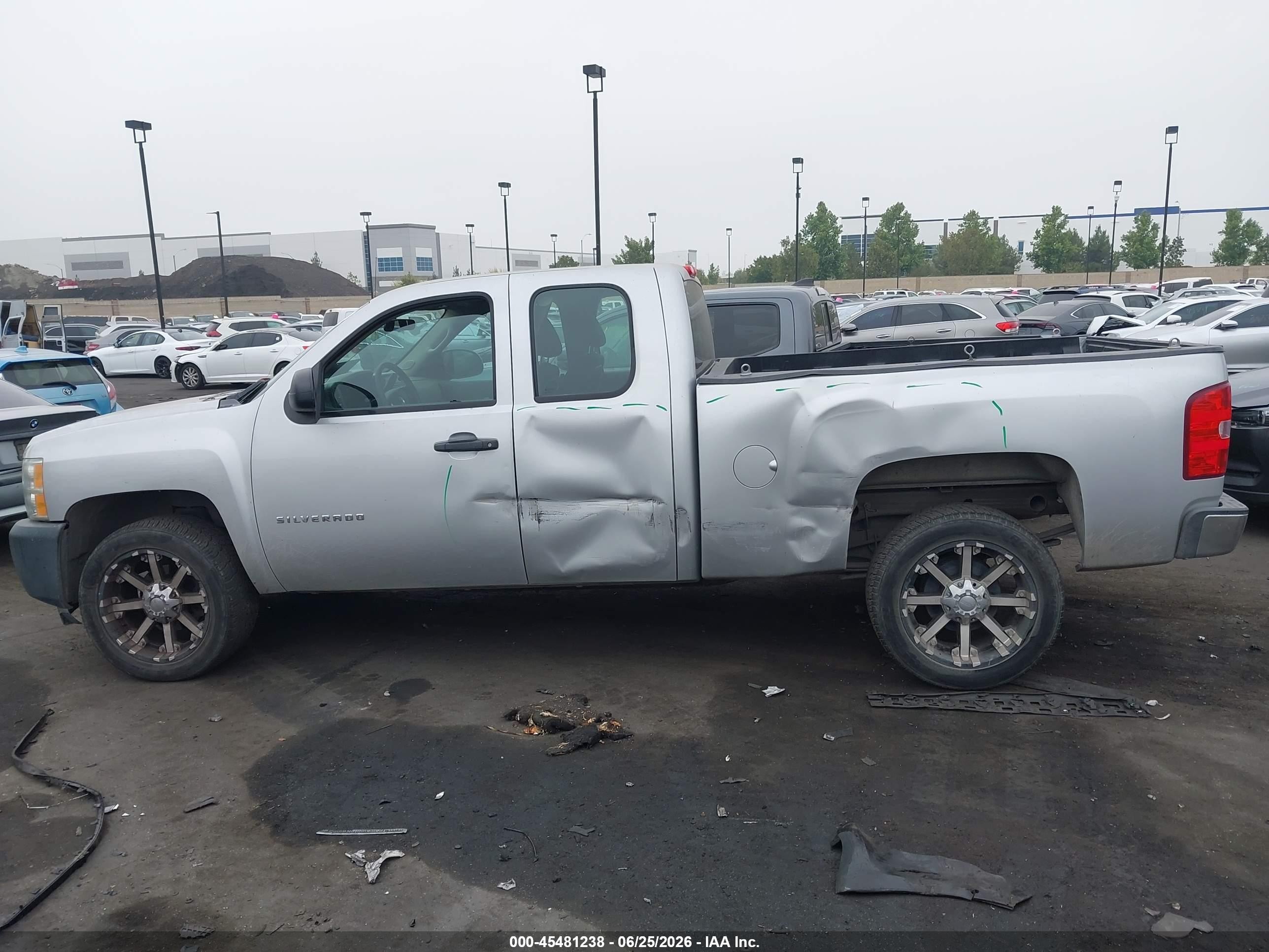 2012 Chevrolet Silverado 1500 Work Truck Silver vin: 1GCRCPEX3CZ326355