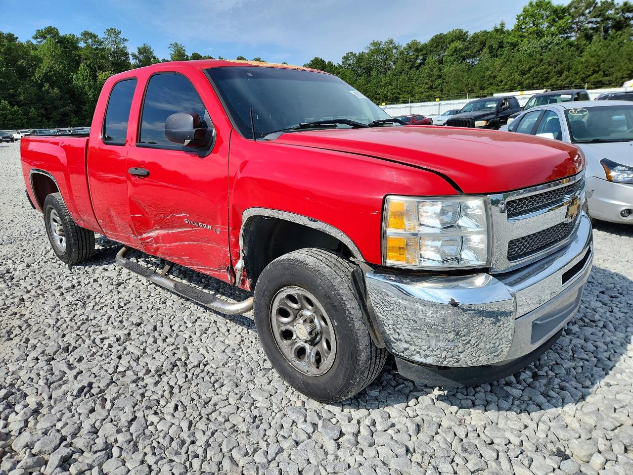 2012 Chevrolet Silverado C1500 Red vin: 1GCRCPEX5CZ152577