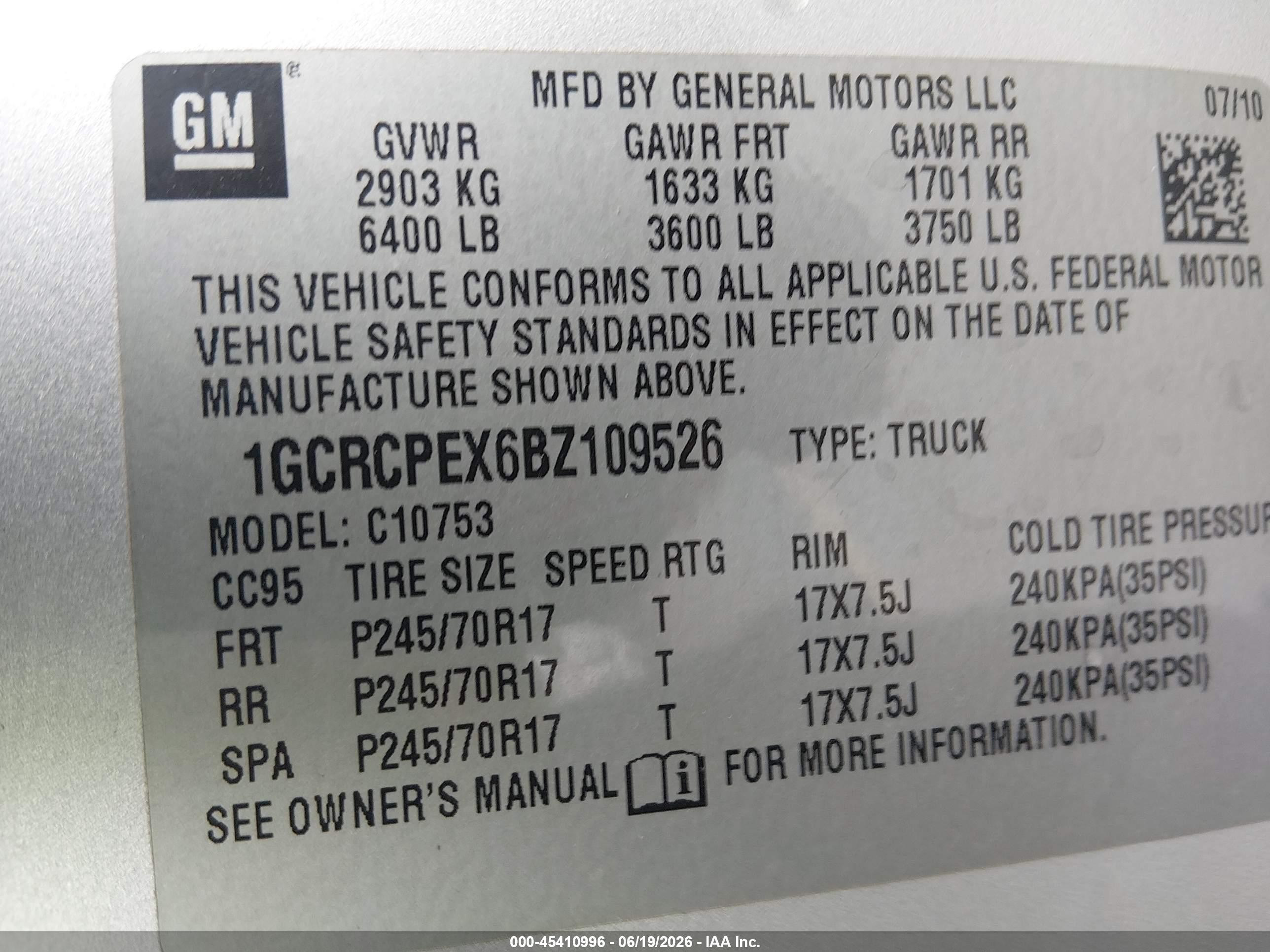 2011 Chevrolet Silverado 1500 Work Truck Silver vin: 1GCRCPEX6BZ109526